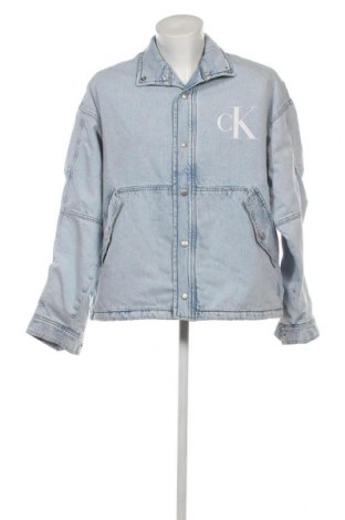 Мъжко яке Calvin Klein Jeans, Размер M, Цвят Син, Цена 178,00 лв.