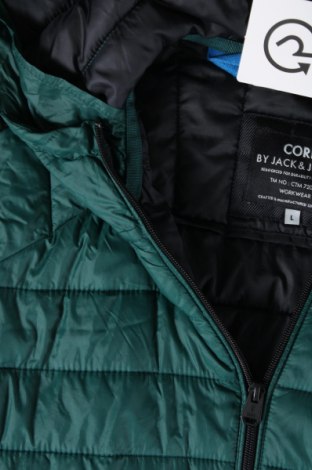 Pánská bunda  Core By Jack & Jones, Velikost L, Barva Zelená, Cena  462,00 Kč
