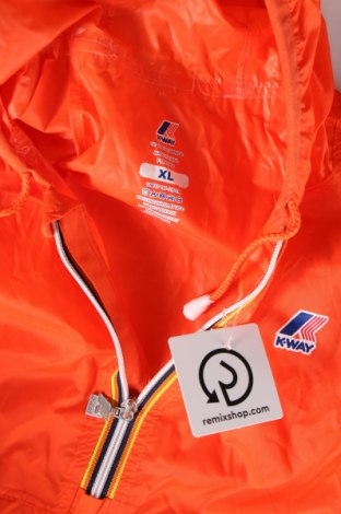 Herrenjacke K-Way, Größe XL, Farbe Orange, Preis 32,37 €