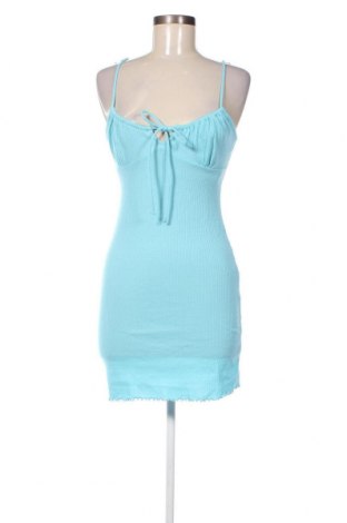 Φόρεμα Bershka, Μέγεθος L, Χρώμα Μπλέ, Τιμή 9,72 €