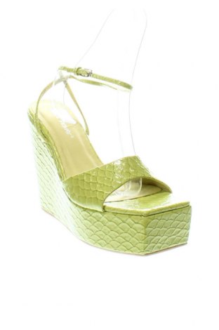 Sandále Public Desire, Veľkosť 39, Farba Zelená, Cena  20,36 €