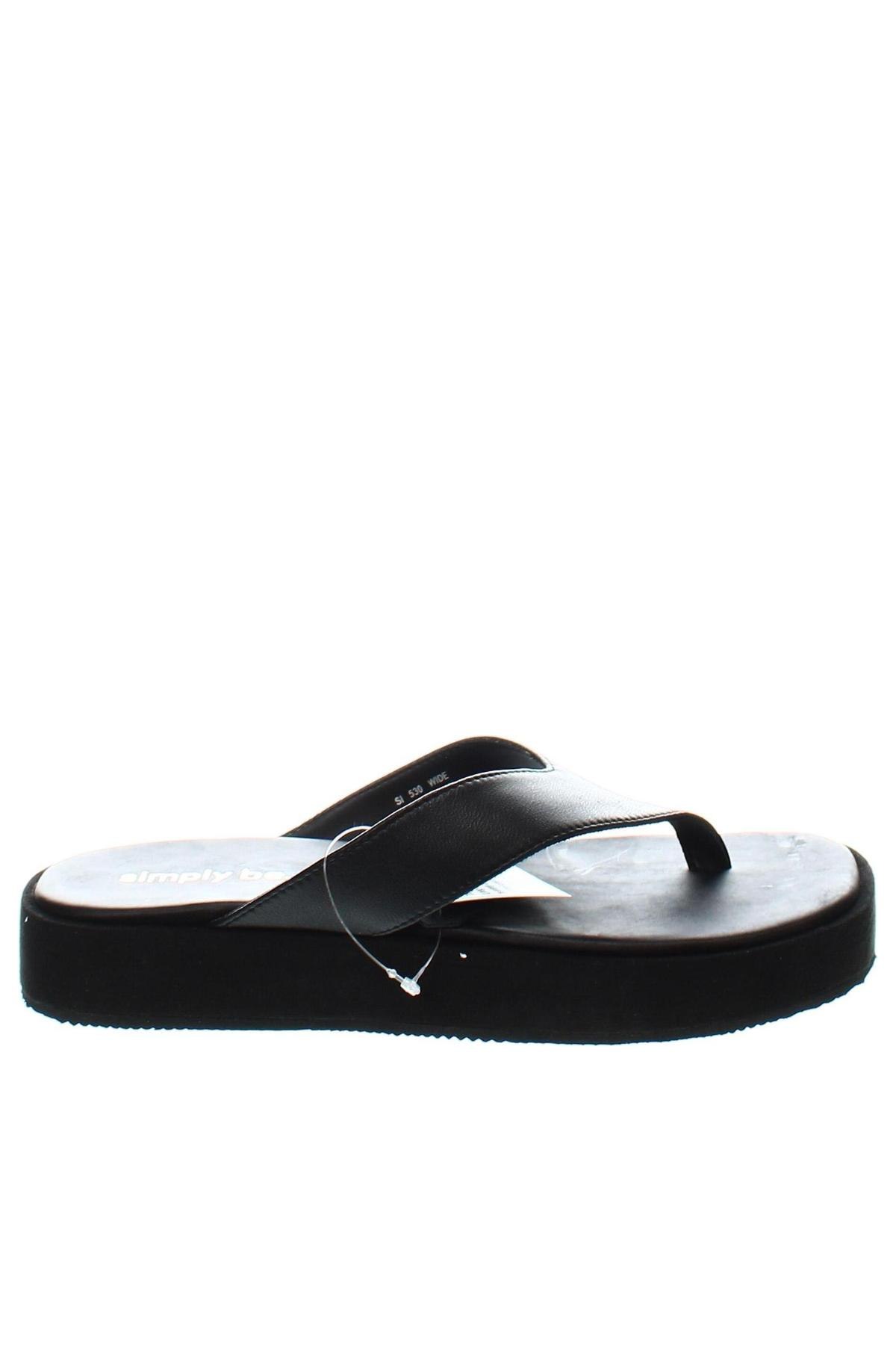 Pantofle Simply Be, Velikost 40, Barva Černá, Cena  518,00 Kč