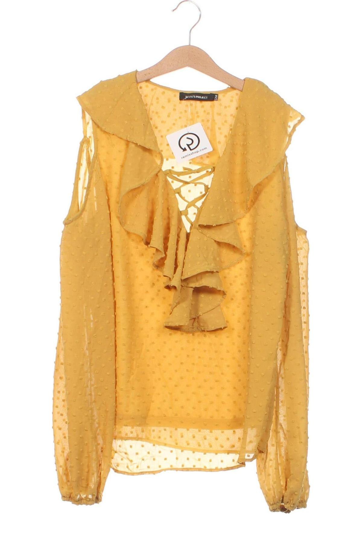 Дамска блуза, Размер S, Цвят Жълт, Цена 4,18 лв.