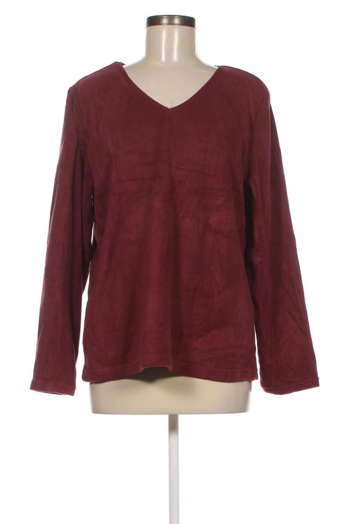 Γυναικεία μπλούζα Basic Editions, Μέγεθος L, Χρώμα Κόκκινο, Τιμή 5,05 €