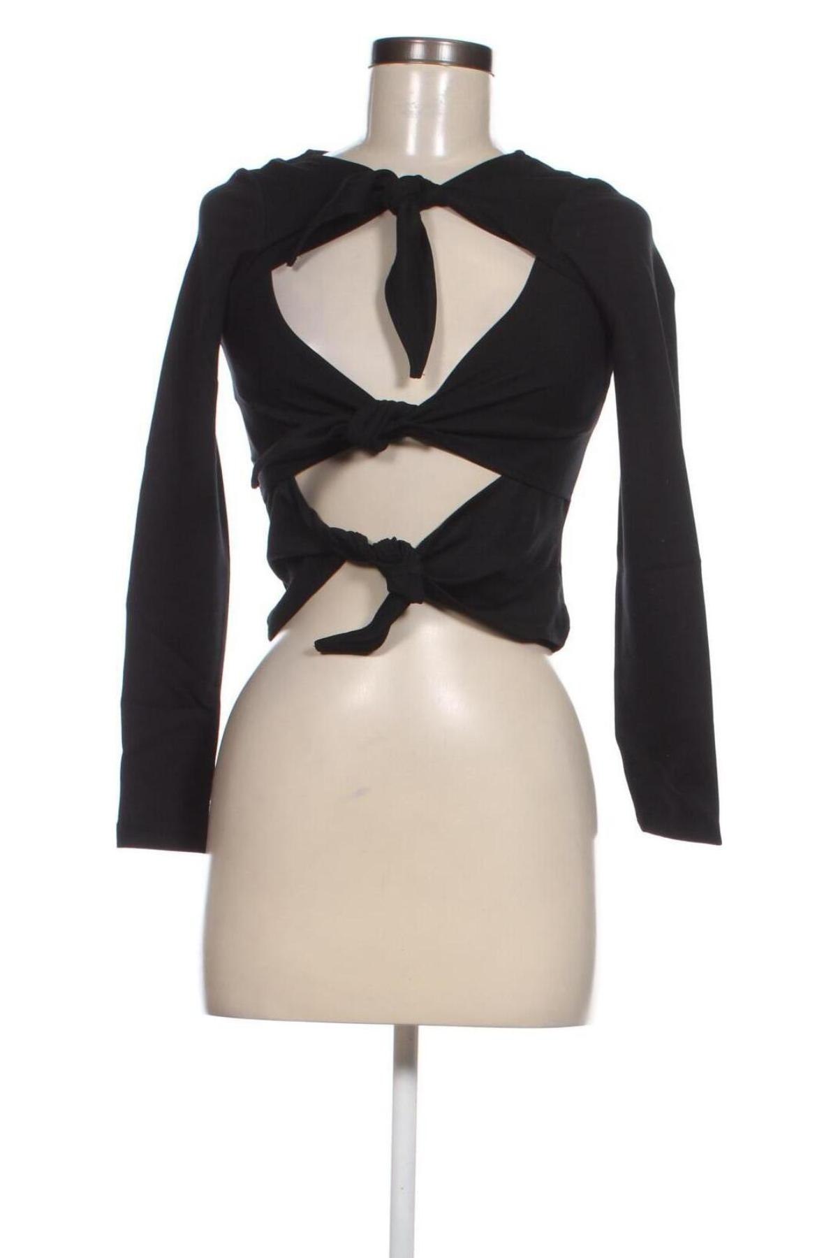 Γυναικεία μπλούζα Bik Bok, Μέγεθος XS, Χρώμα Μαύρο, Τιμή 3,84 €