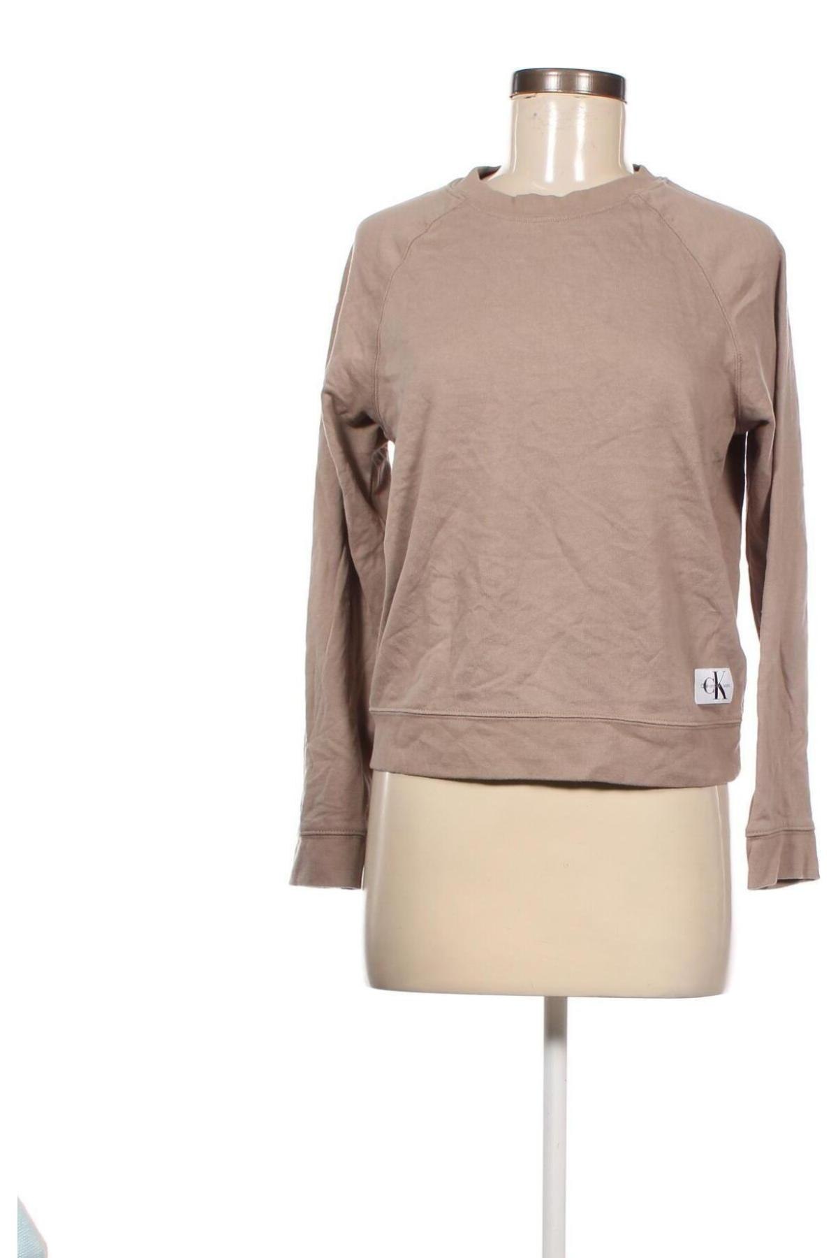 Дамска блуза Calvin Klein Jeans, Размер M, Цвят Кафяв, Цена 44,00 лв.