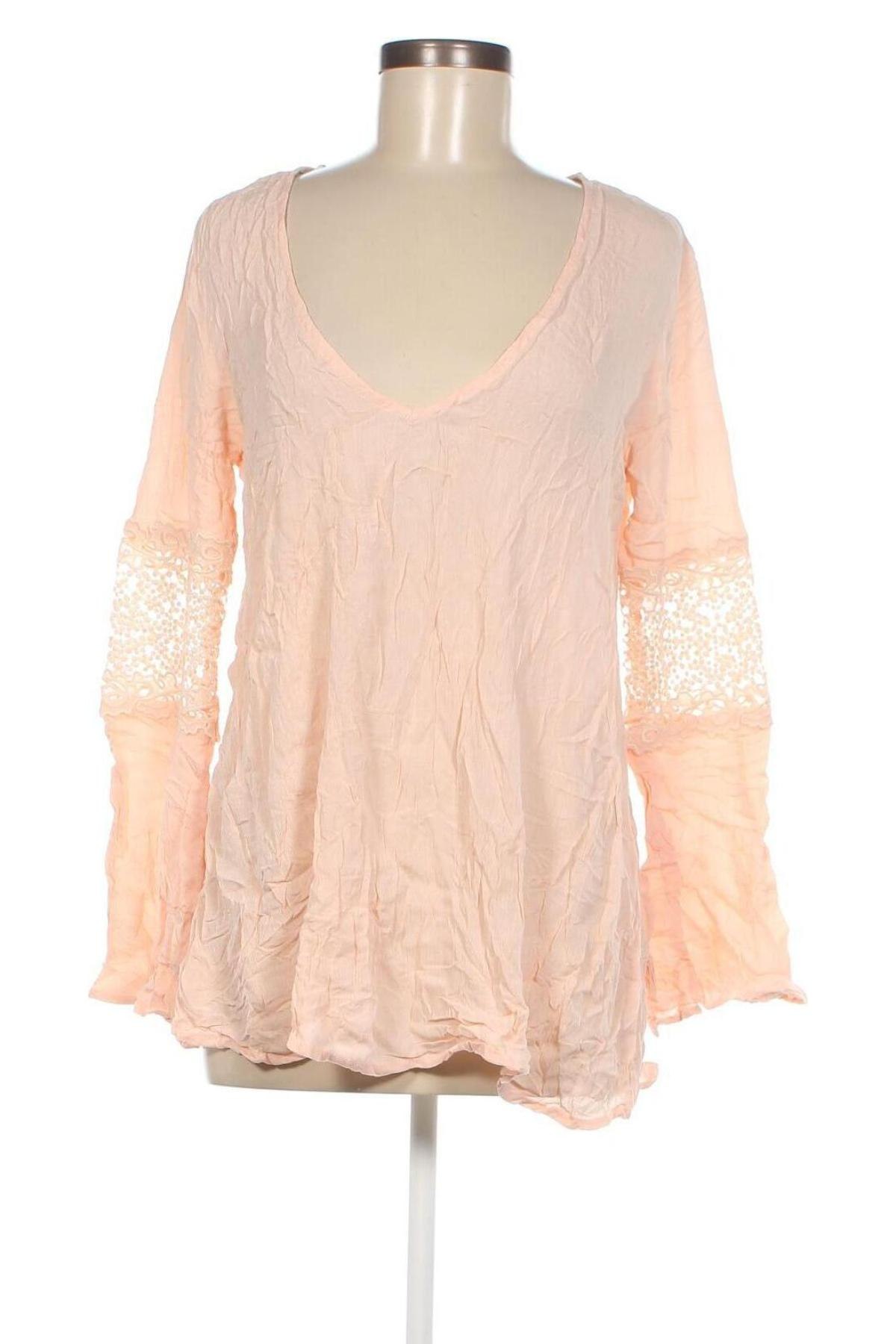 Дамска блуза Forever 21, Размер M, Цвят Оранжев, Цена 15,00 лв.