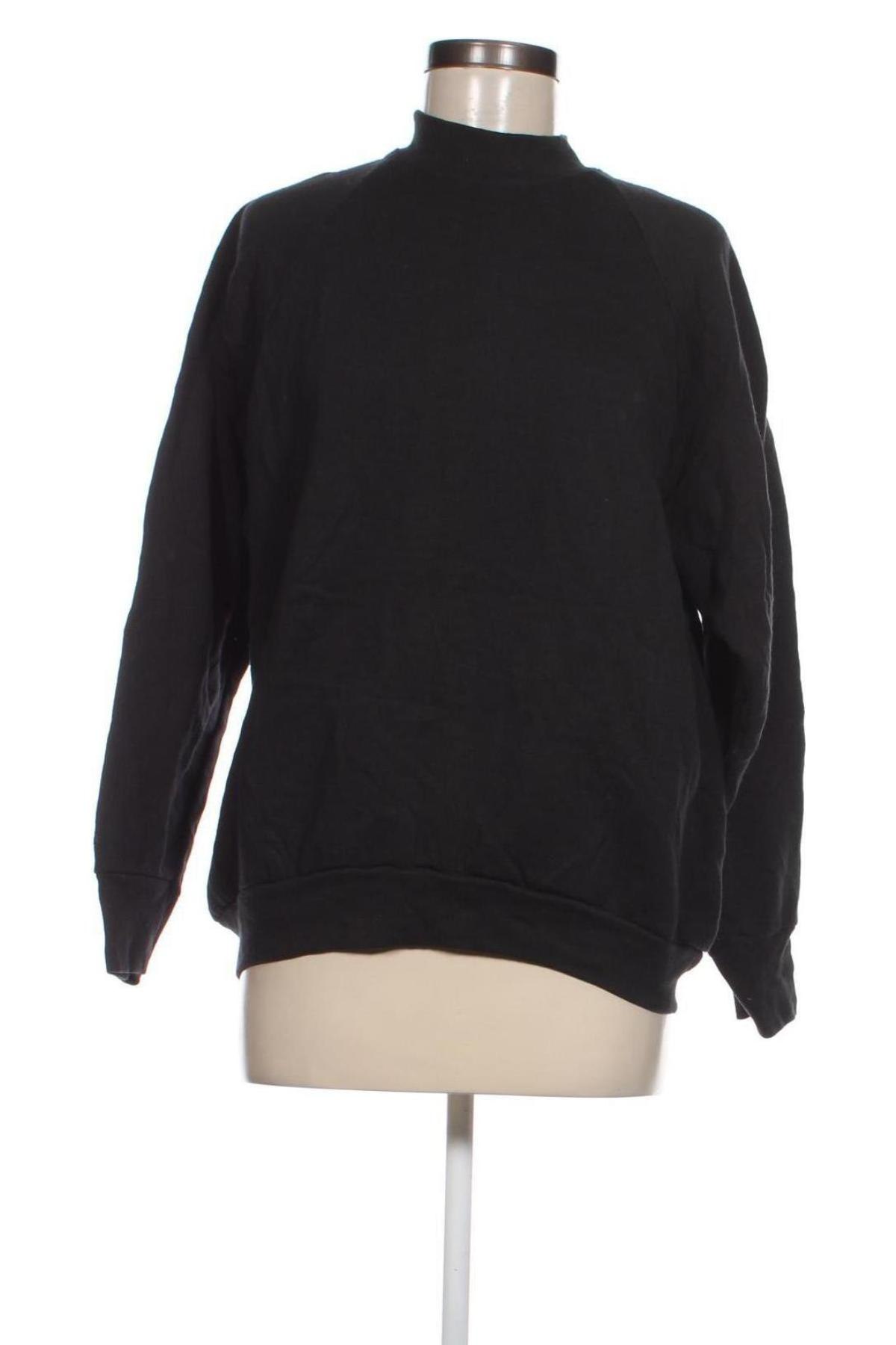 Γυναικεία μπλούζα Fruit Of The Loom, Μέγεθος L, Χρώμα Μαύρο, Τιμή 3,06 €