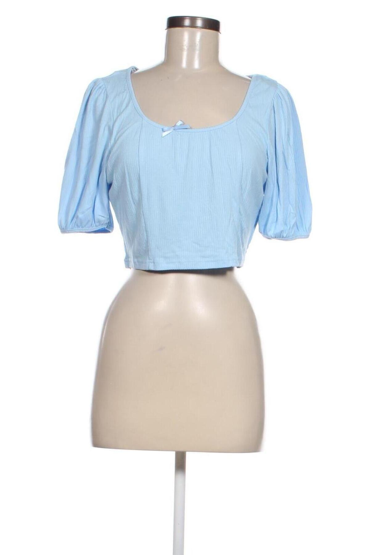 Γυναικεία μπλούζα Glamorous, Μέγεθος L, Χρώμα Μπλέ, Τιμή 8,16 €