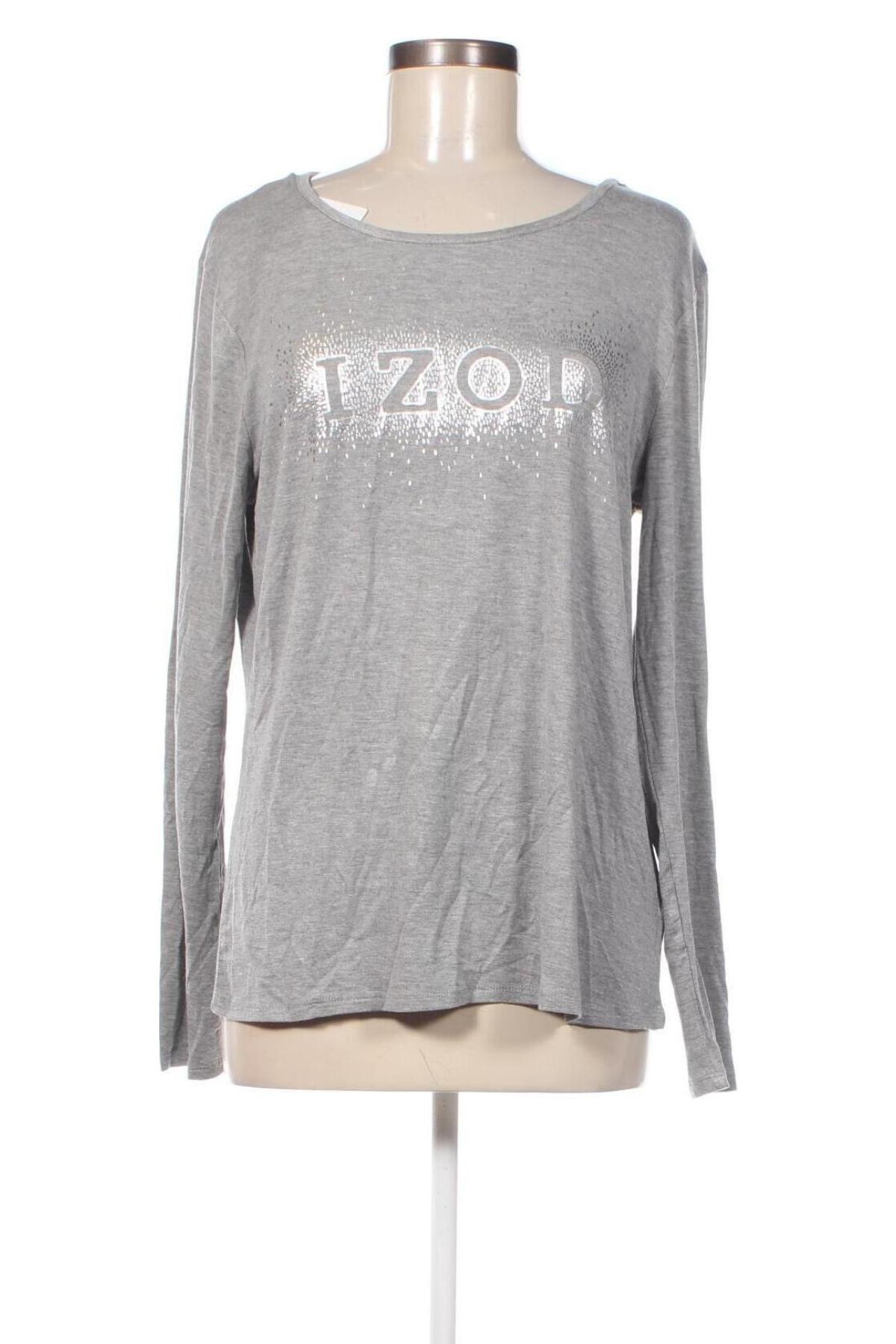 Damen Shirt Izod, Größe L, Farbe Grau, Preis 2,25 €