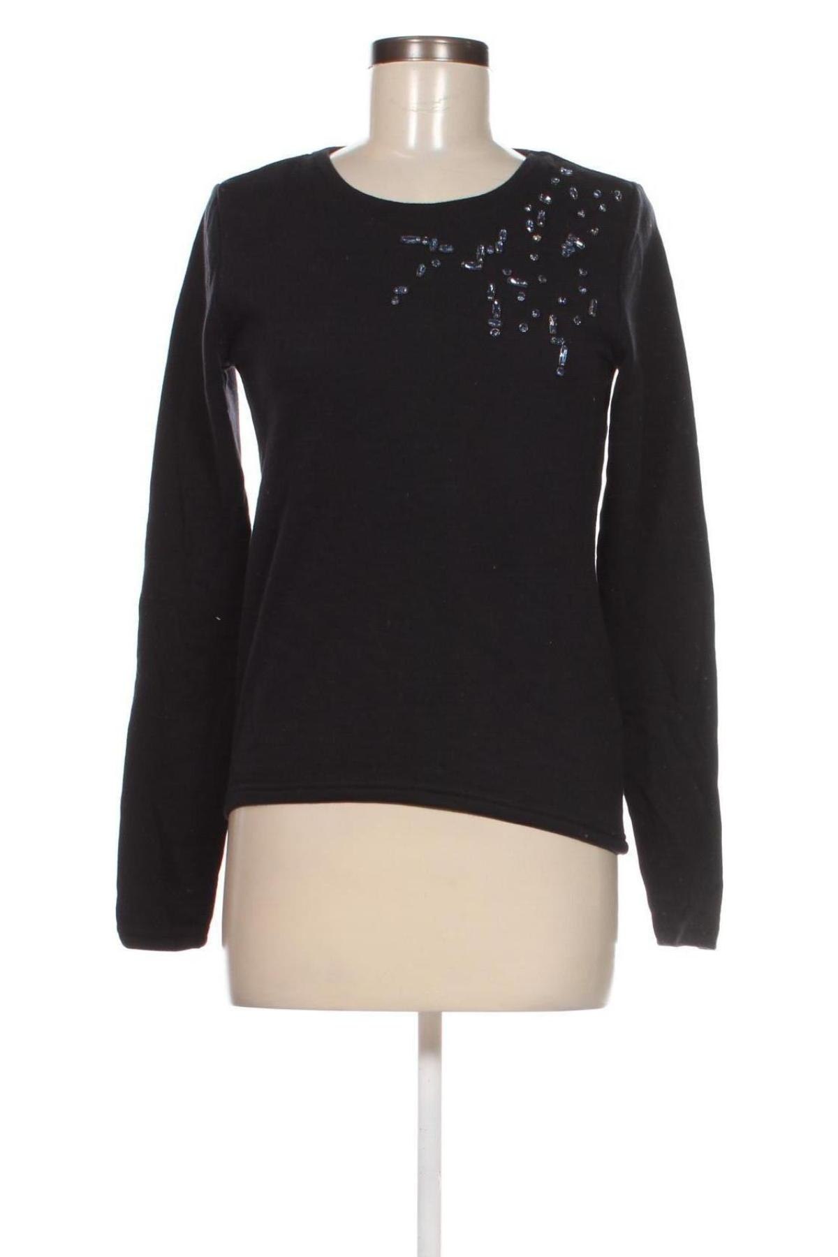 Γυναικεία μπλούζα Jean Pascale, Μέγεθος XS, Χρώμα Μαύρο, Τιμή 2,47 €