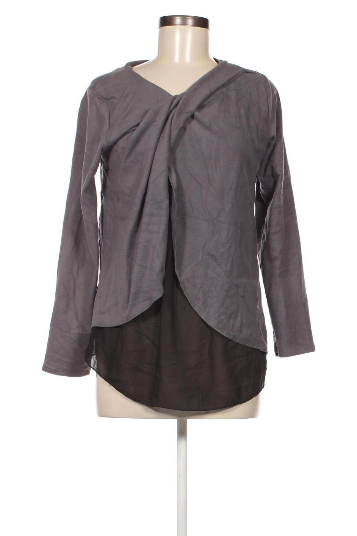 Damen Shirt Made With Love, Größe M, Farbe Grau, Preis € 1,85