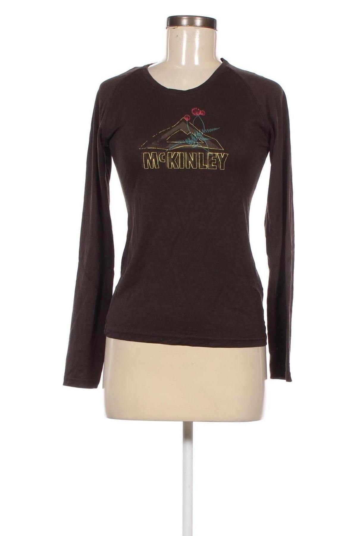 Γυναικεία μπλούζα McKinley, Μέγεθος S, Χρώμα Καφέ, Τιμή 2,52 €