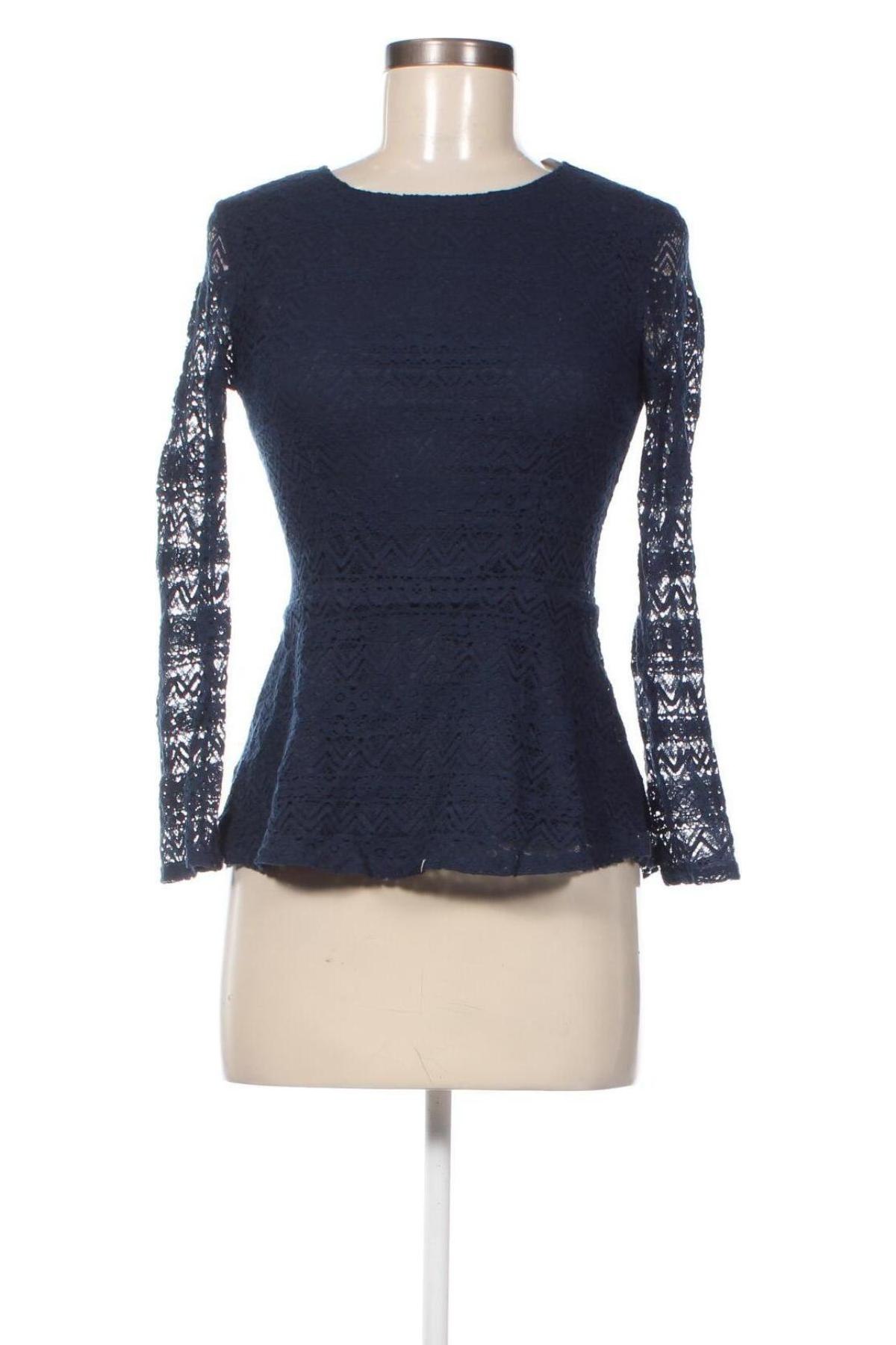 Γυναικεία μπλούζα Mint & Berry, Μέγεθος XS, Χρώμα Μπλέ, Τιμή 11,75 €