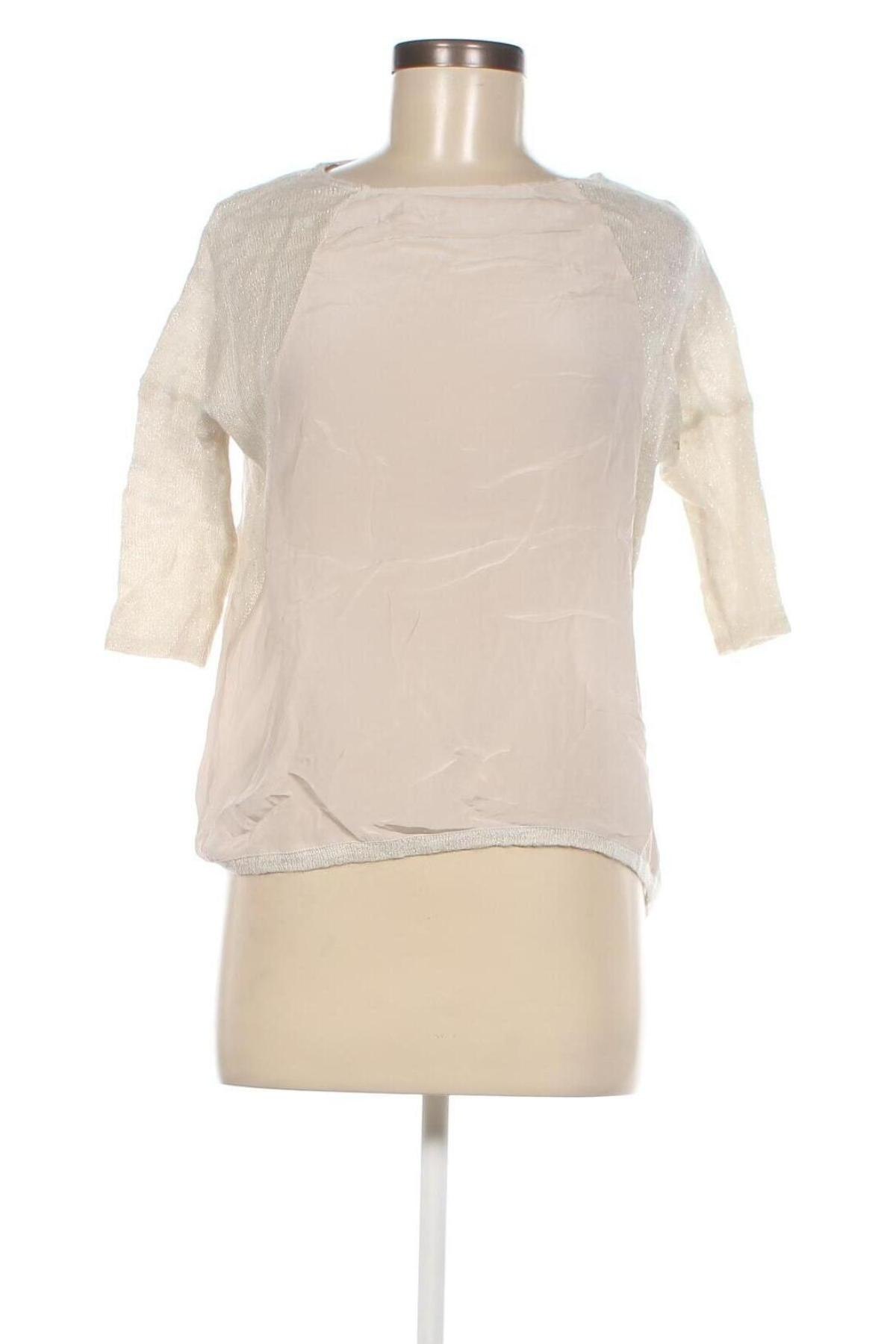 Γυναικεία μπλούζα Pomodoro, Μέγεθος XS, Χρώμα Εκρού, Τιμή 2,41 €