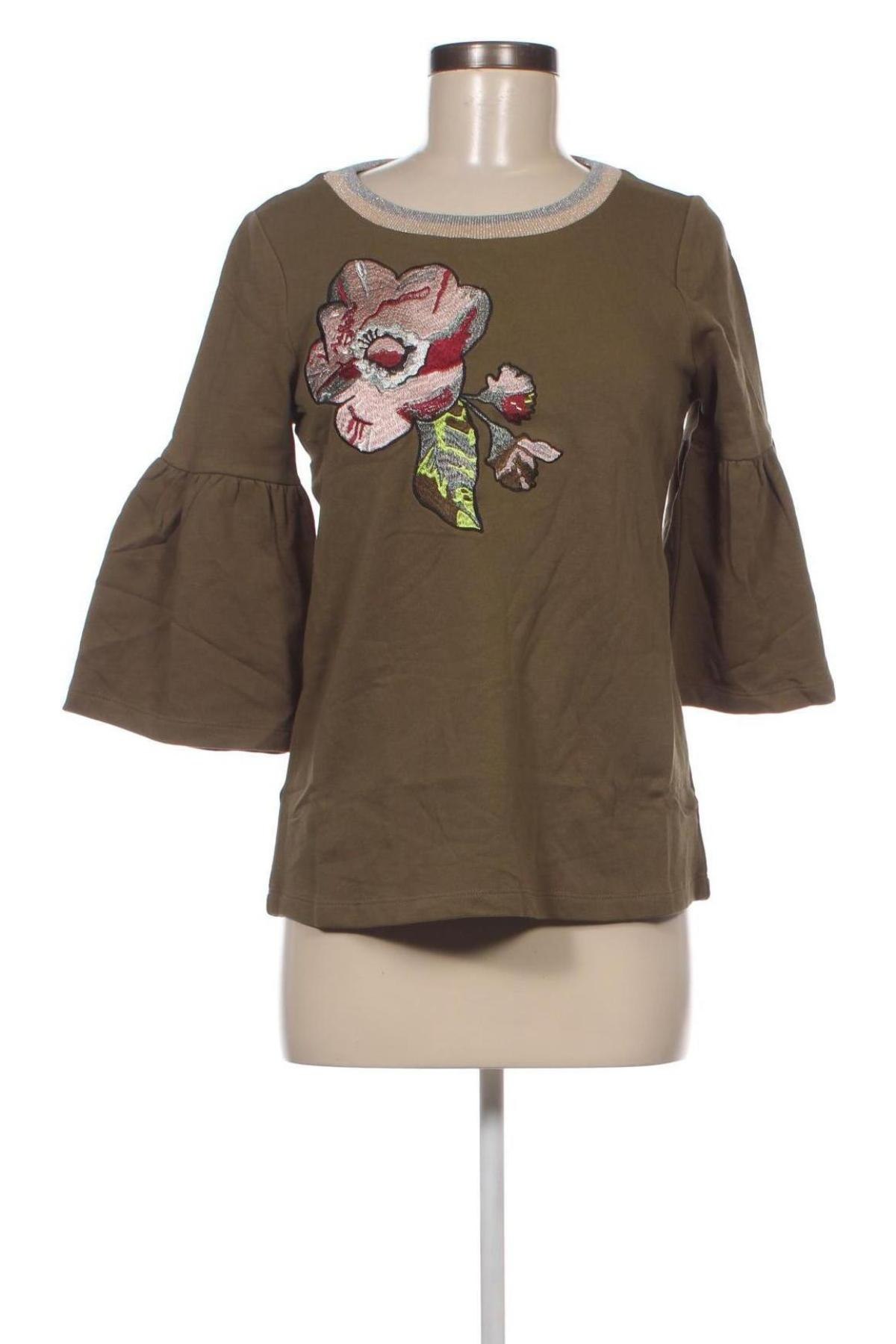 Дамска блуза Rick Cardona, Размер S, Цвят Зелен, Цена 7,92 лв.