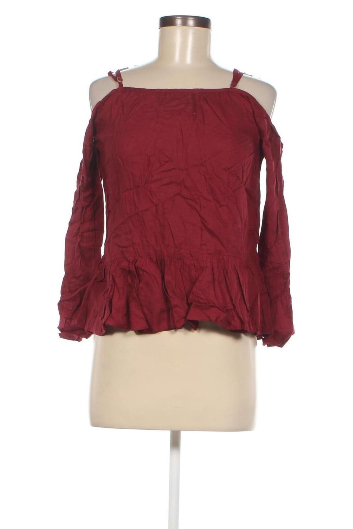 Γυναικεία μπλούζα Rock & Revolution, Μέγεθος S, Χρώμα Κόκκινο, Τιμή 1,77 €