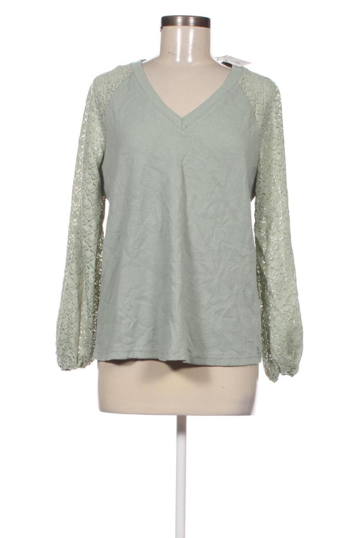 Γυναικεία μπλούζα SHEIN, Μέγεθος M, Χρώμα Πράσινο, Τιμή 1,76 €
