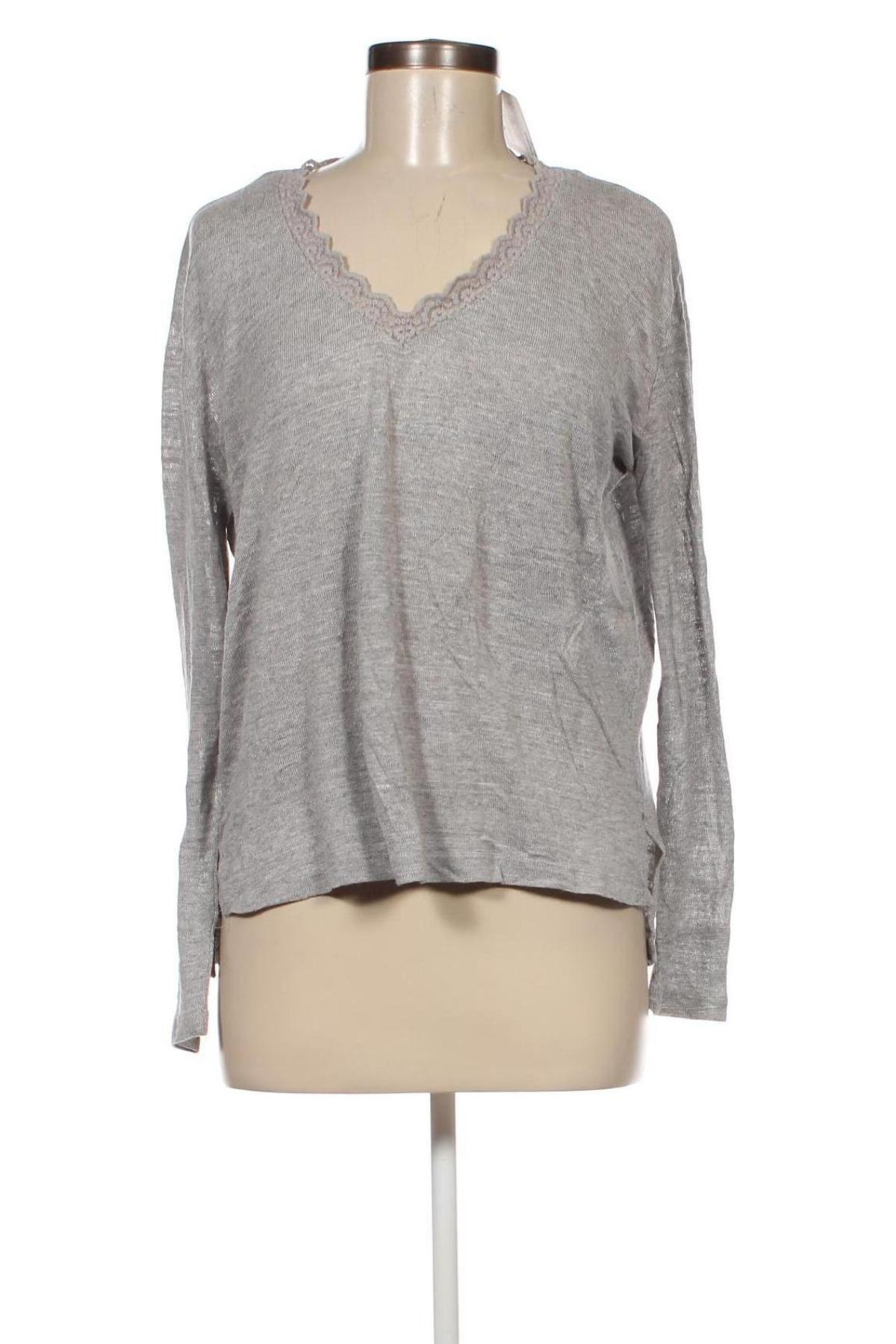 Damen Shirt Stradivarius, Größe M, Farbe Grau, Preis € 2,25