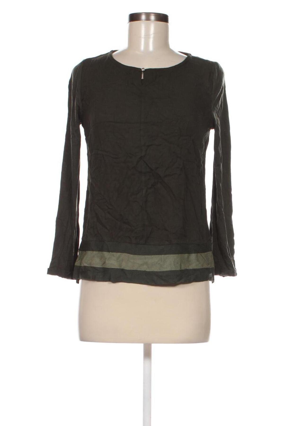 Γυναικεία μπλούζα Tom Tailor, Μέγεθος XS, Χρώμα Πράσινο, Τιμή 1,93 €