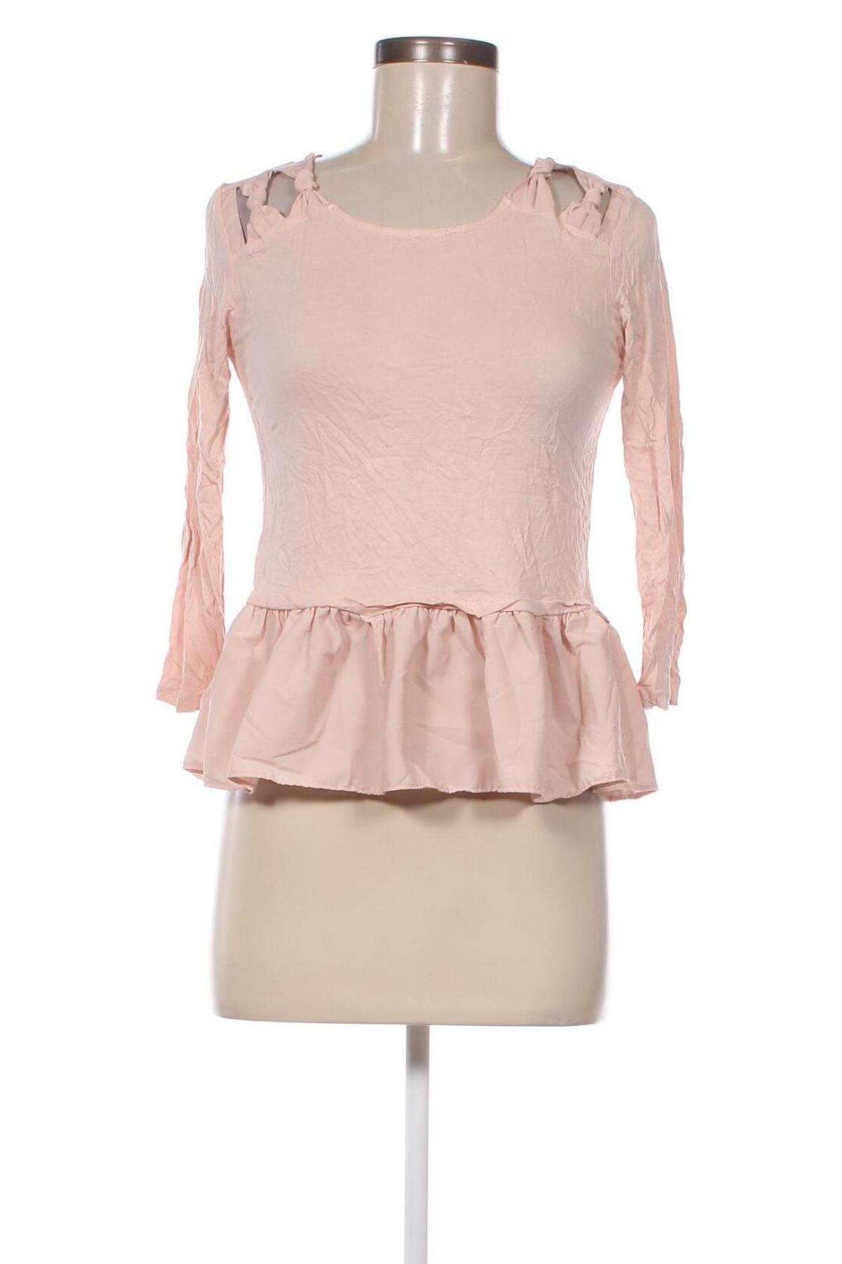 Γυναικεία μπλούζα Yfl Reserved, Μέγεθος XS, Χρώμα Ρόζ , Τιμή 2,59 €