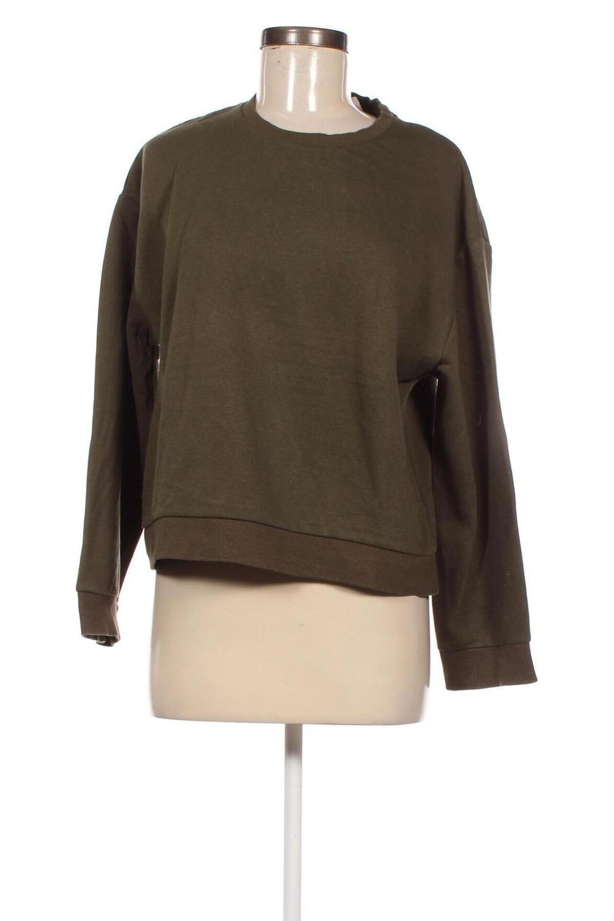 Дамска блуза Zara Trafaluc, Размер M, Цвят Зелен, Цена 5,60 лв.
