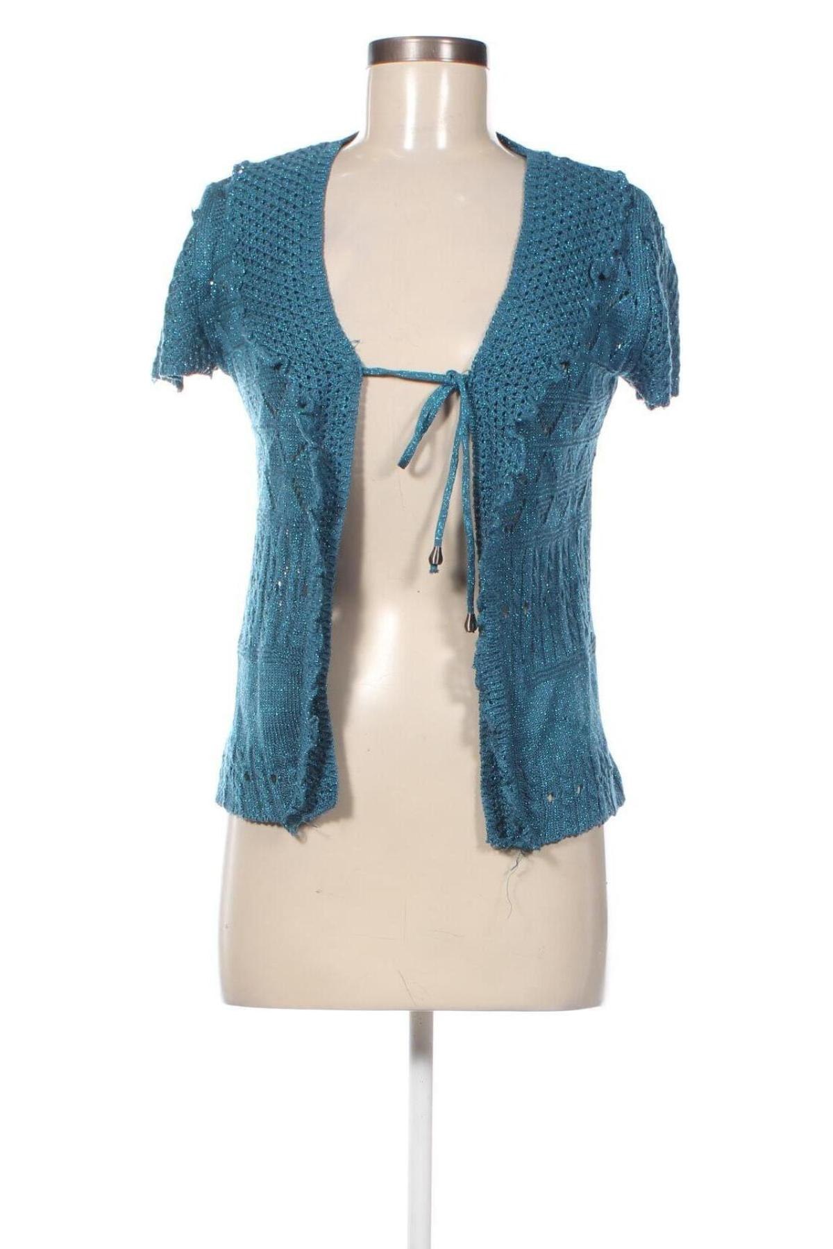 Damen Strickjacke, Größe M, Farbe Blau, Preis 2,42 €