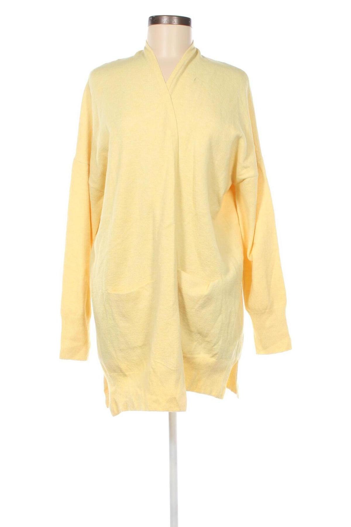 Damen Strickjacke Ichi, Größe M, Farbe Gelb, Preis 15,70 €