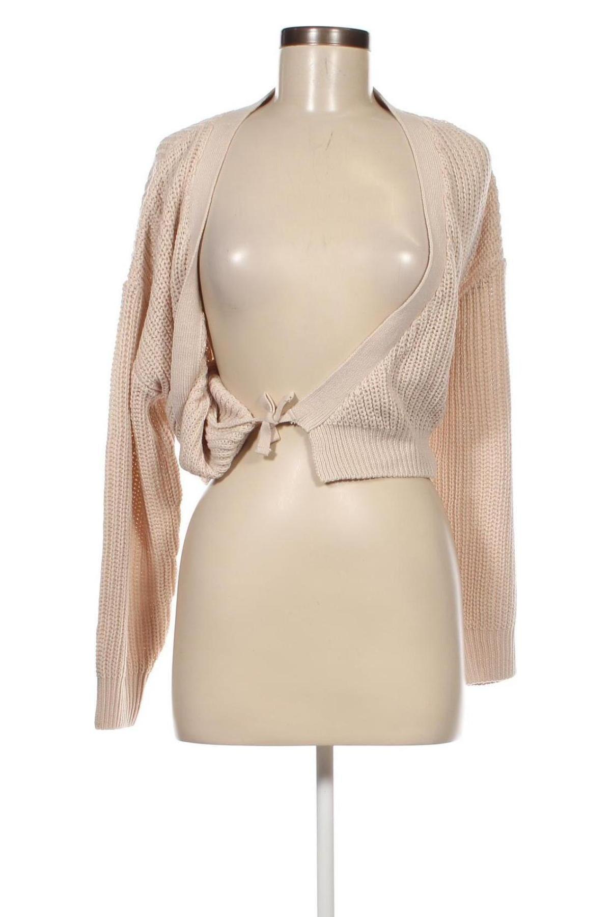 Damen Strickjacke ONLY, Größe L, Farbe Beige, Preis 5,01 €