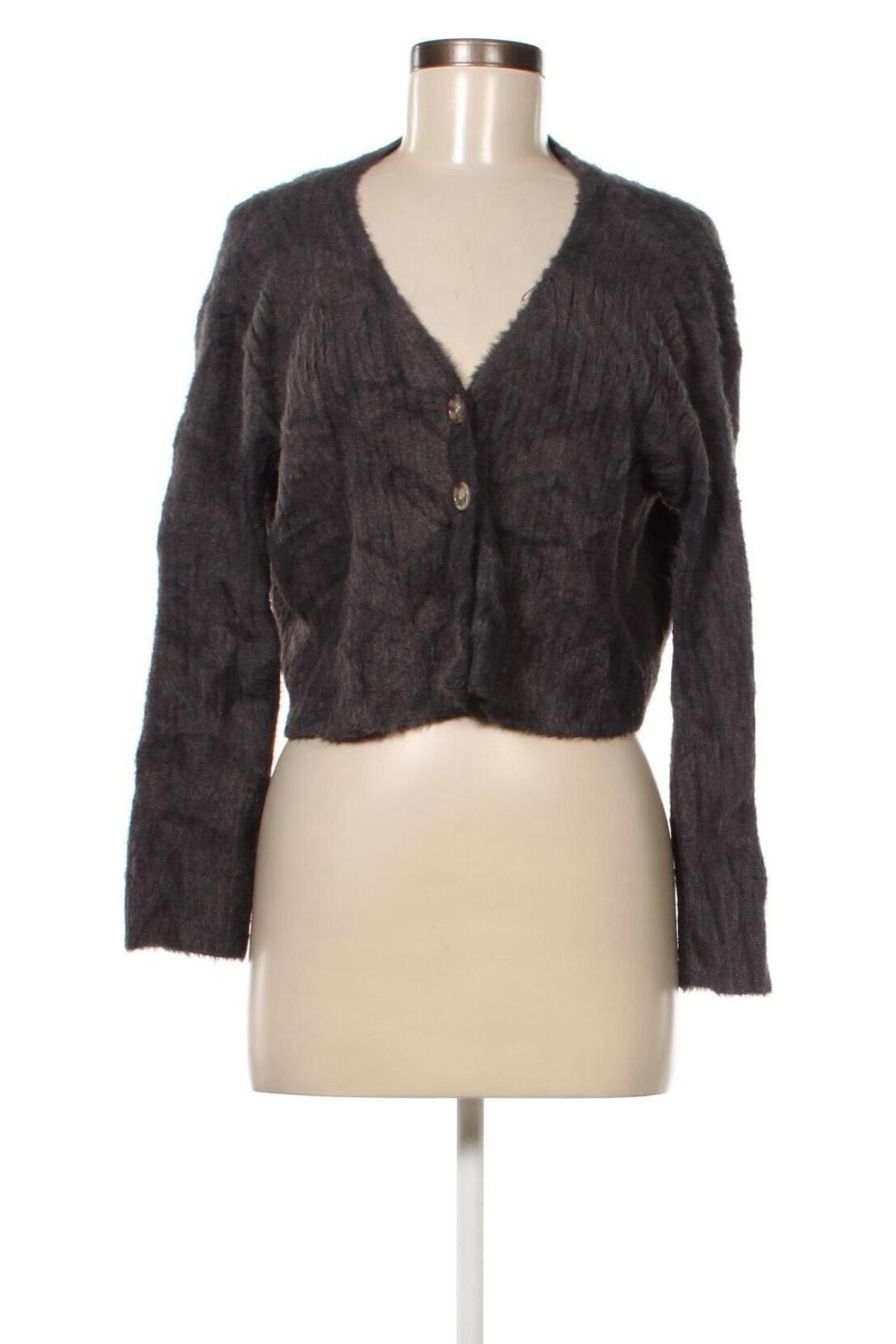 Damen Strickjacke Pull&Bear, Größe S, Farbe Grau, Preis € 2,62