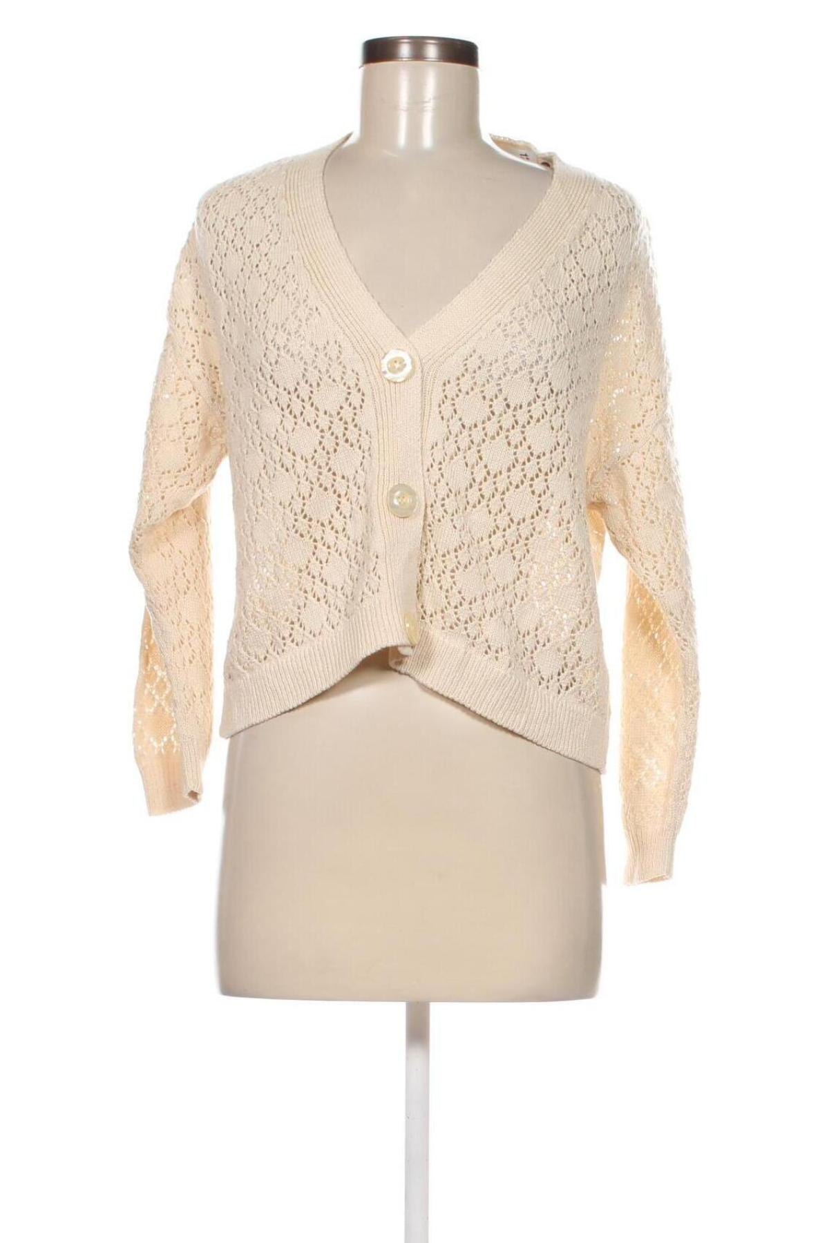 Cardigan de damă Stradivarius, Mărime XS, Culoare Bej, Preț 13,35 Lei