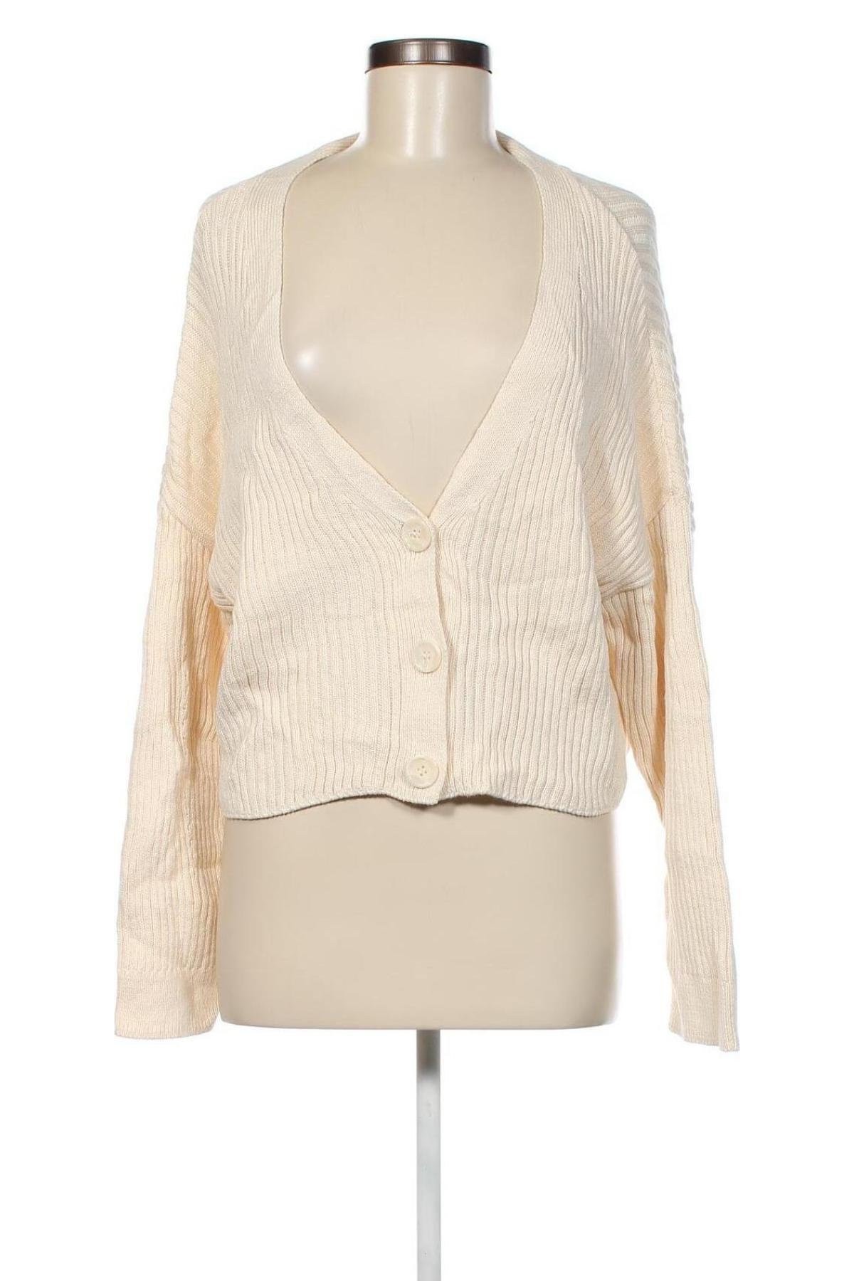 Cardigan de damă Stradivarius, Mărime S, Culoare Bej, Preț 11,45 Lei