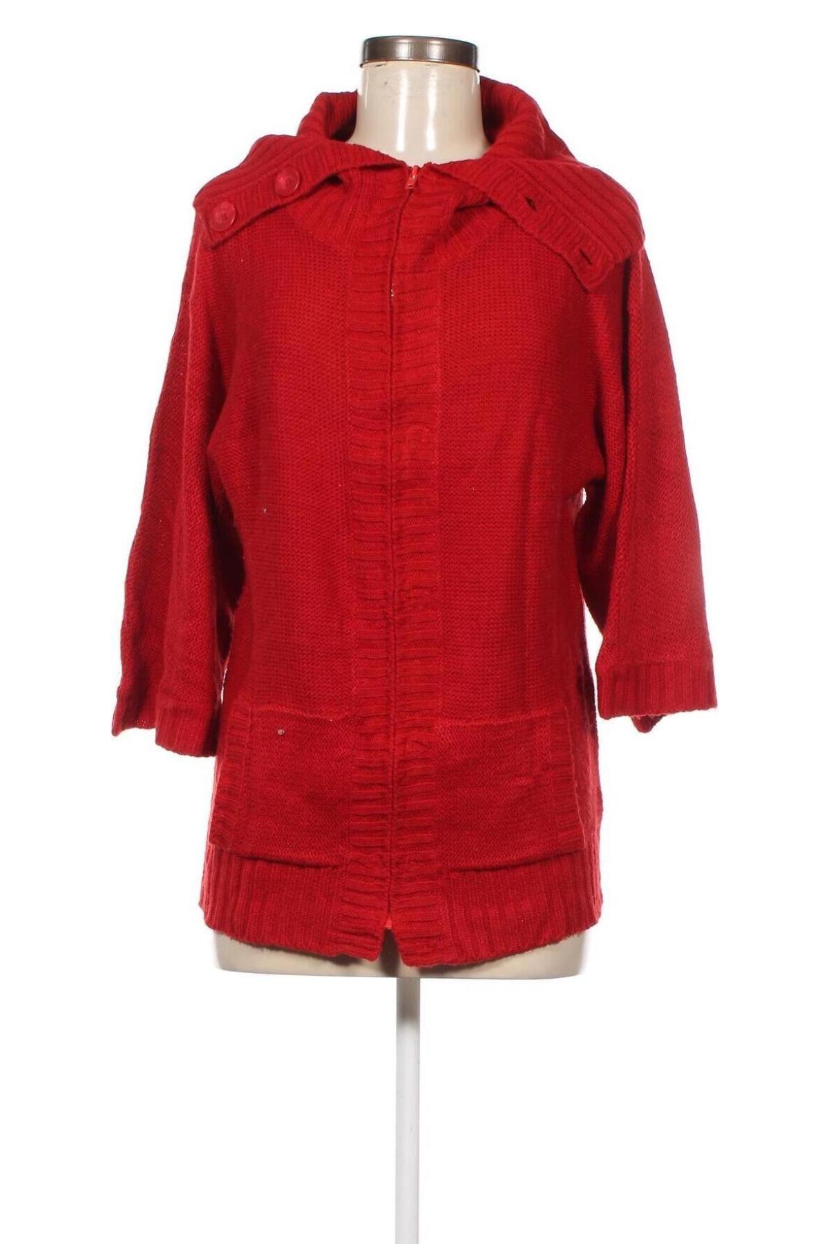 Damen Strickjacke Vero Moda, Größe M, Farbe Rot, Preis 3,48 €
