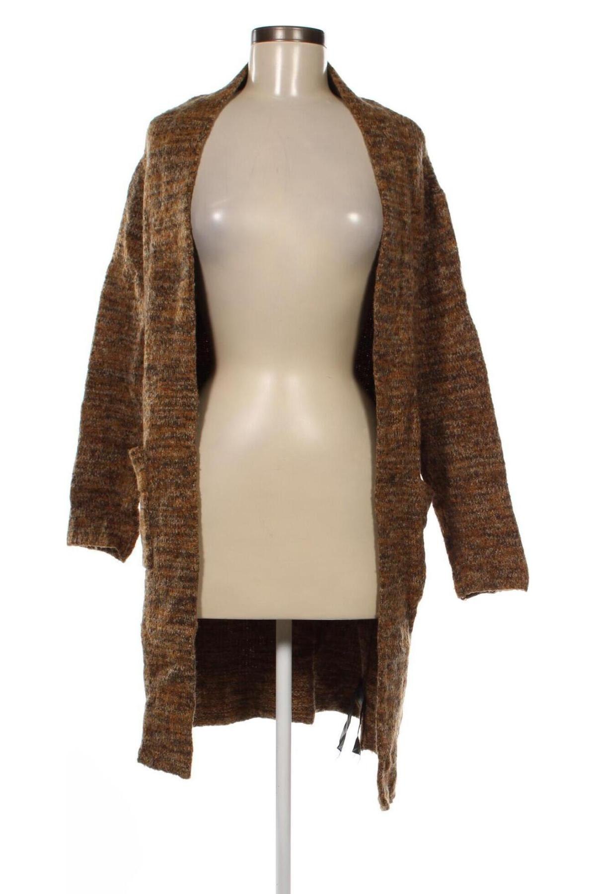 Cardigan de damă Zara Knitwear, Mărime S, Culoare Maro, Preț 18,42 Lei