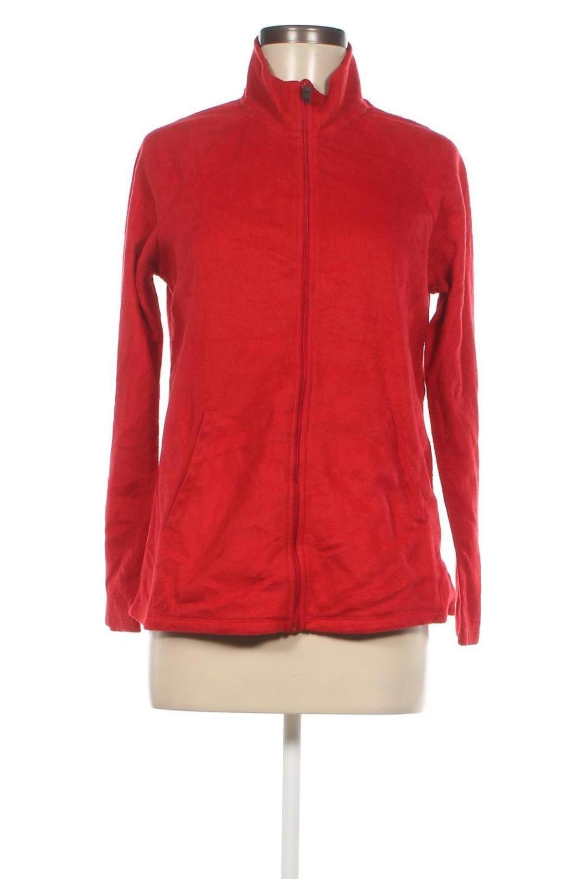 Дамска поларена блуза Carole Hochman, Размер S, Цвят Червен, Цена 9,12 лв.