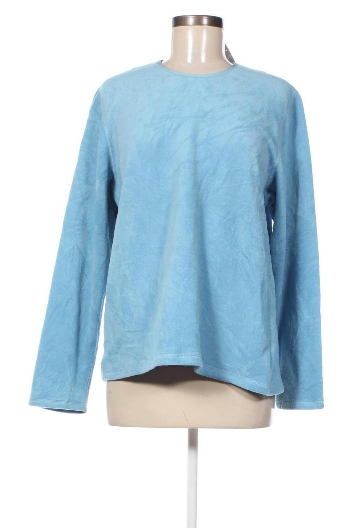 Дамска поларена блуза Lands' End, Размер L, Цвят Син, Цена 9,88 лв.