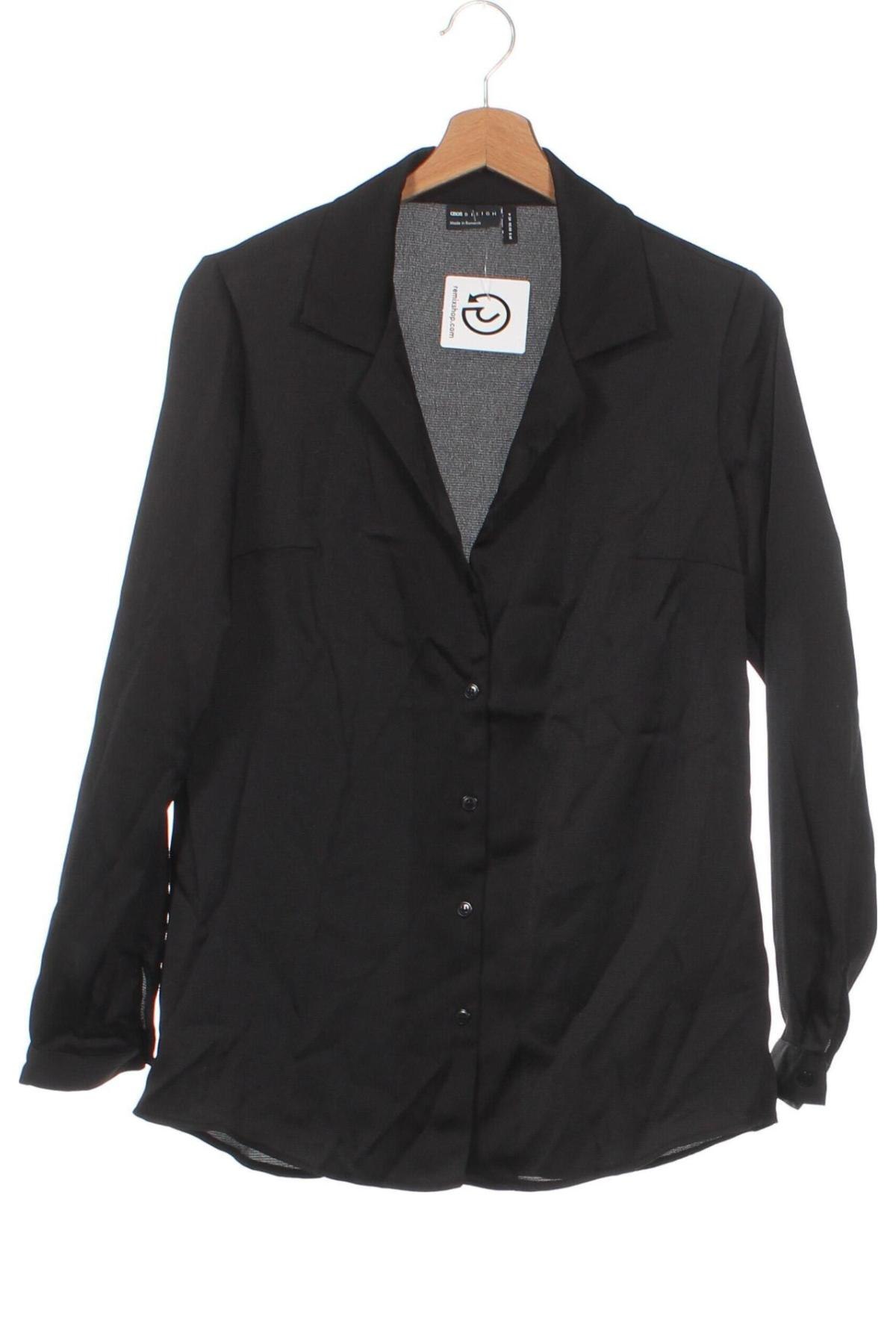 Дамска риза ASOS, Размер S, Цвят Черен, Цена 72,00 лв.