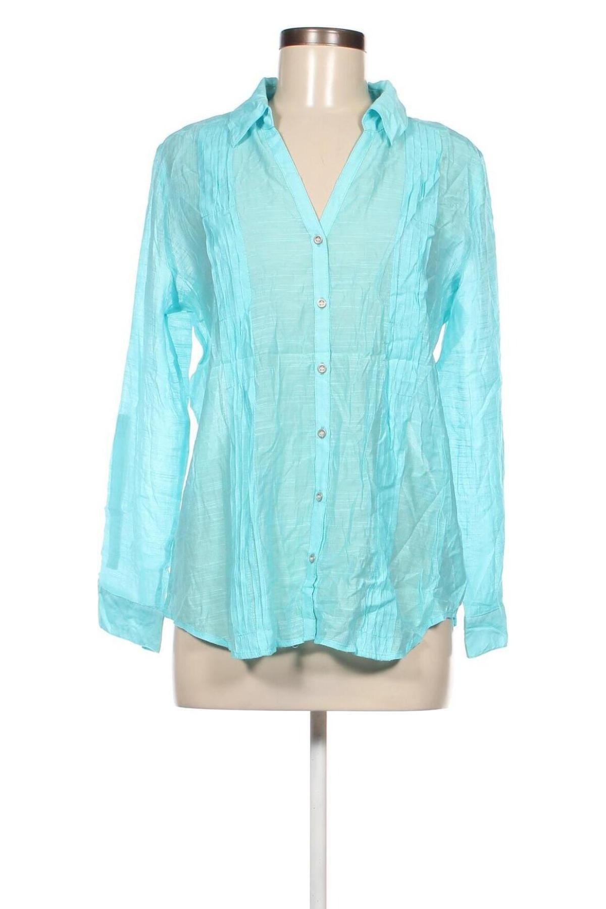 Γυναικείο πουκάμισο Chico's, Μέγεθος S, Χρώμα Μπλέ, Τιμή 21,03 €