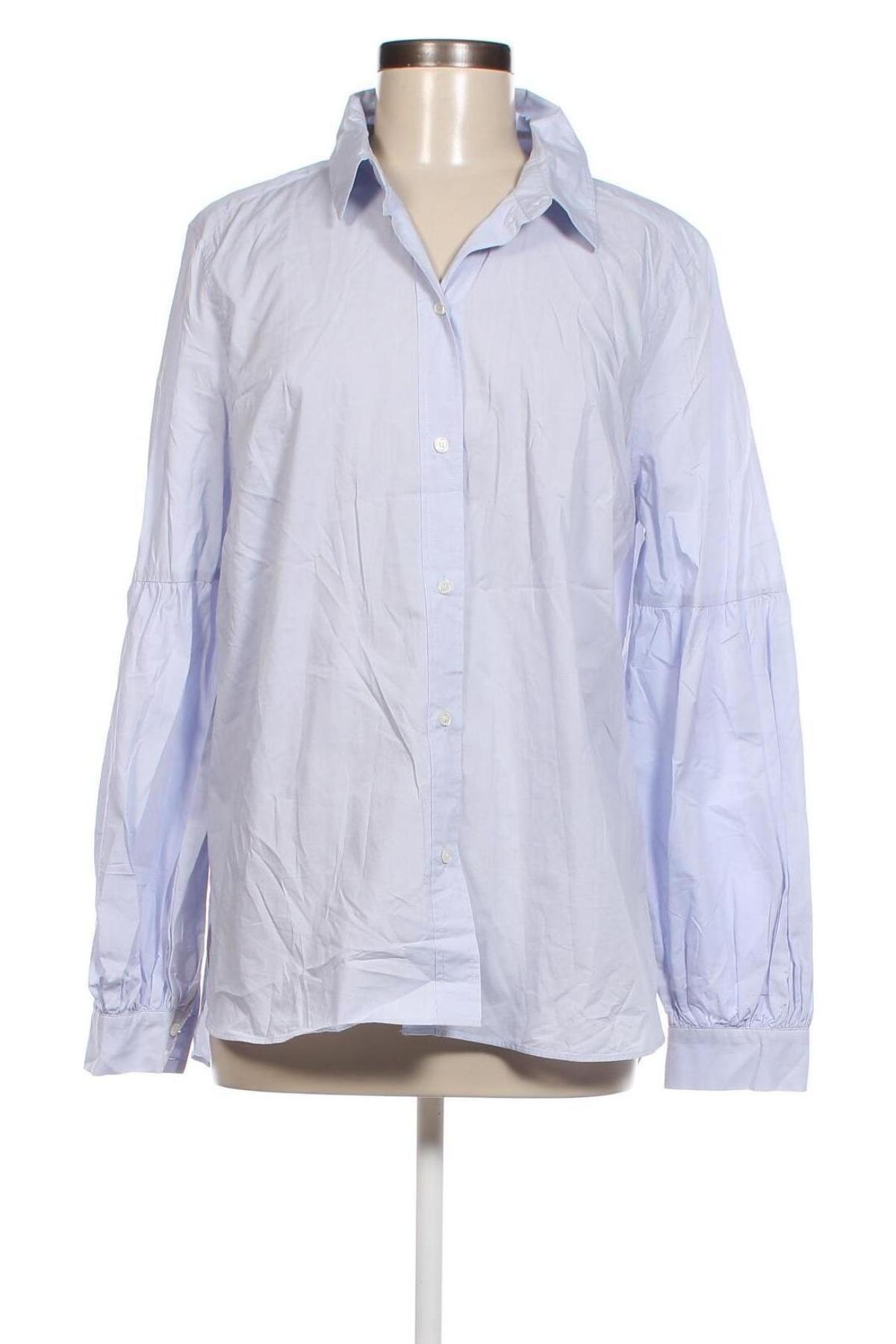 Γυναικείο πουκάμισο H&M, Μέγεθος L, Χρώμα Μπλέ, Τιμή 15,46 €