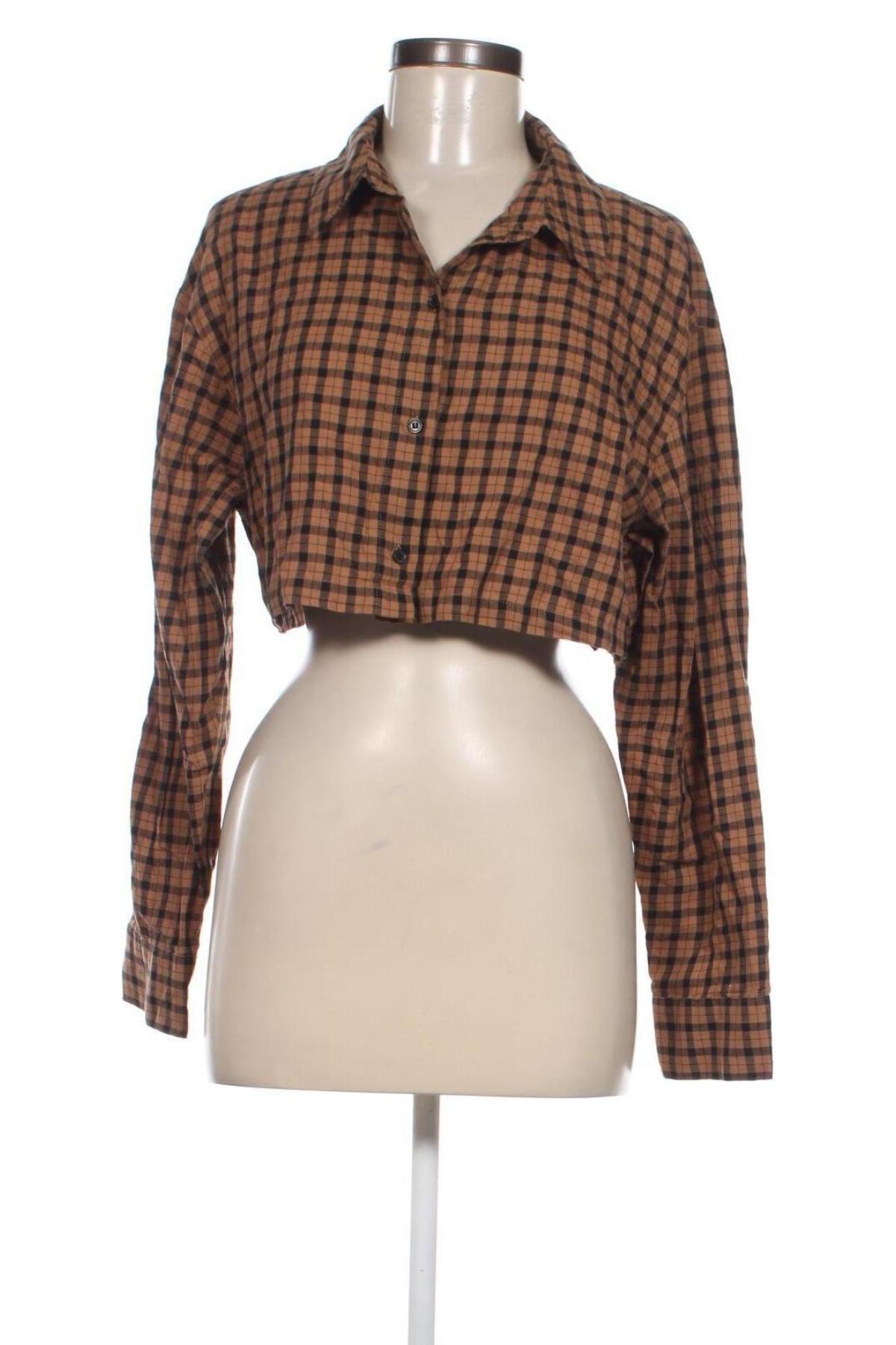 Γυναικείο πουκάμισο H&M Divided, Μέγεθος M, Χρώμα  Μπέζ, Τιμή 15,46 €