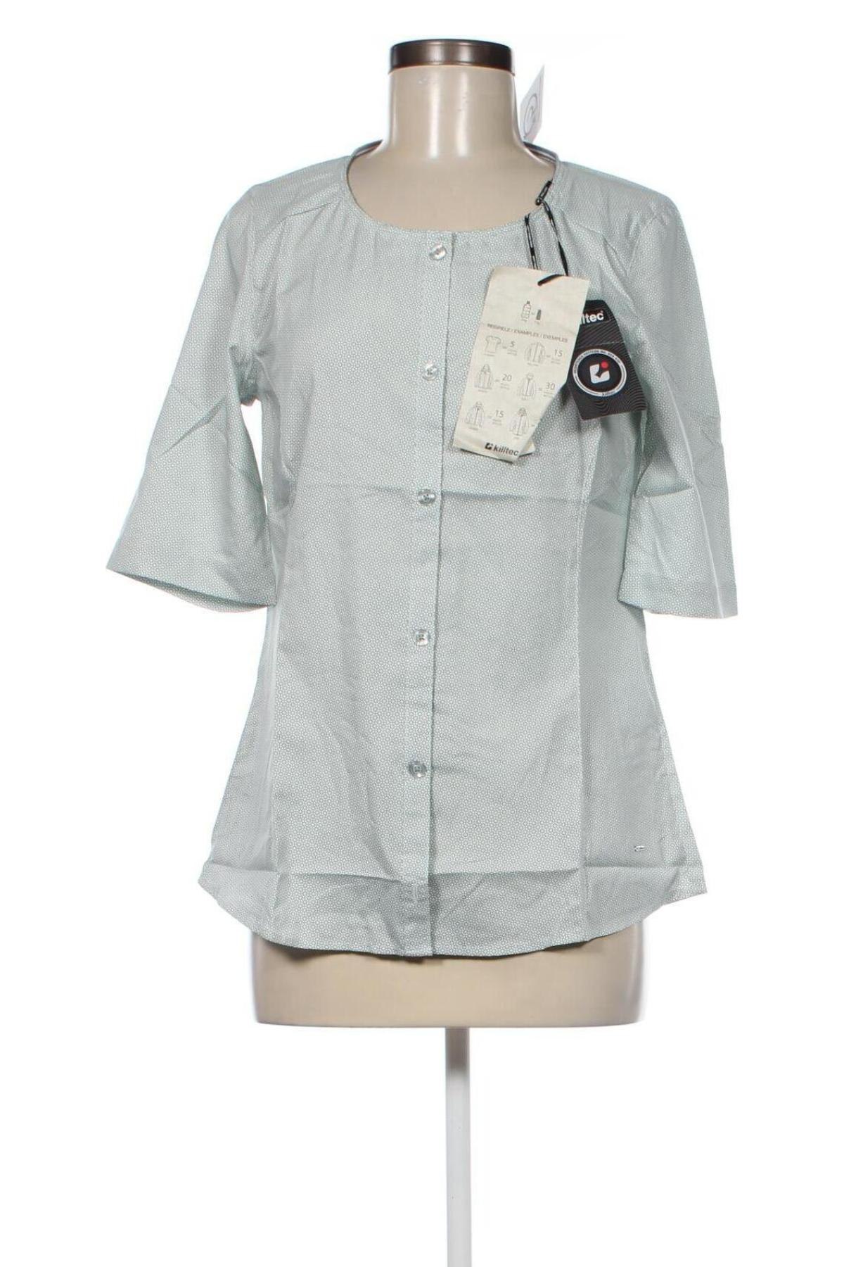 Γυναικείο πουκάμισο Killtec, Μέγεθος S, Χρώμα Πράσινο, Τιμή 4,73 €