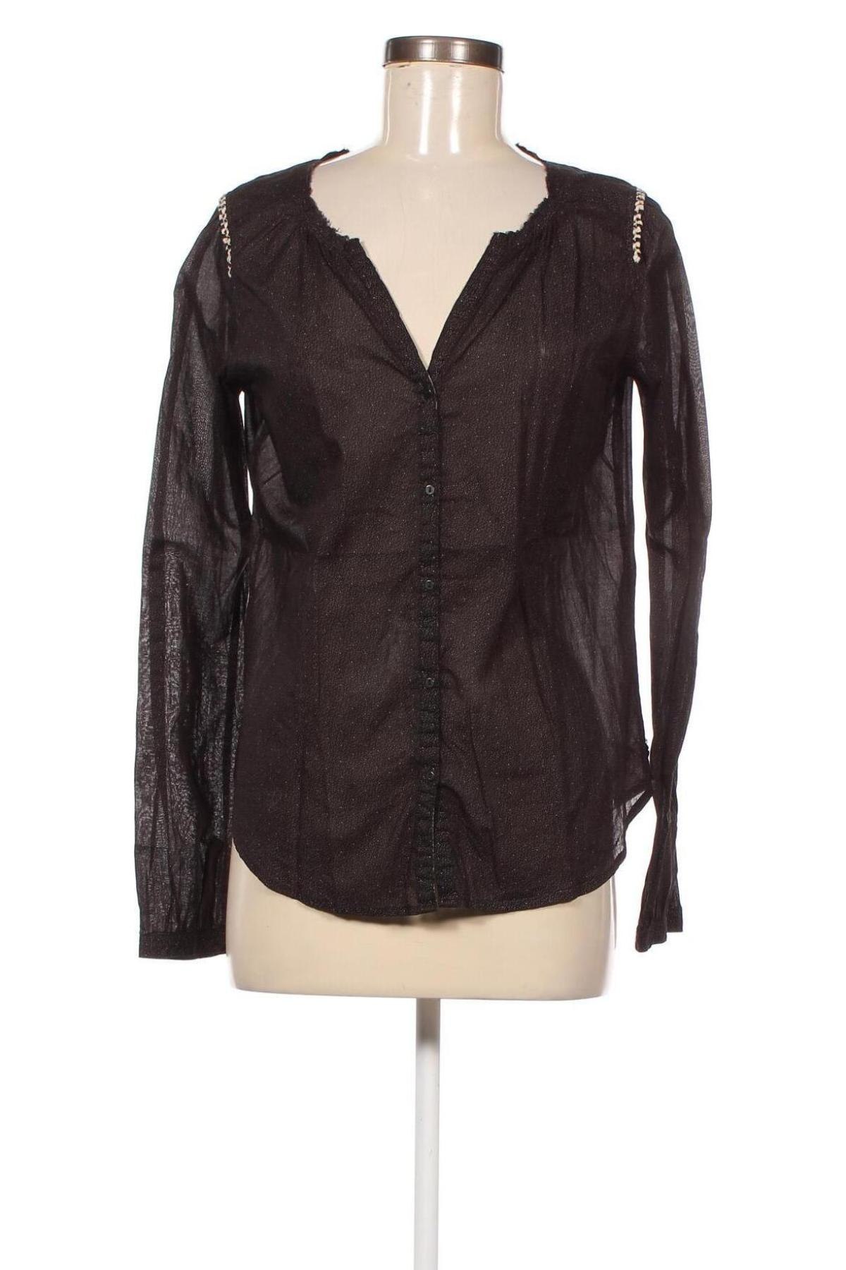 Γυναικείο πουκάμισο Maison Scotch, Μέγεθος S, Χρώμα Μαύρο, Τιμή 33,40 €