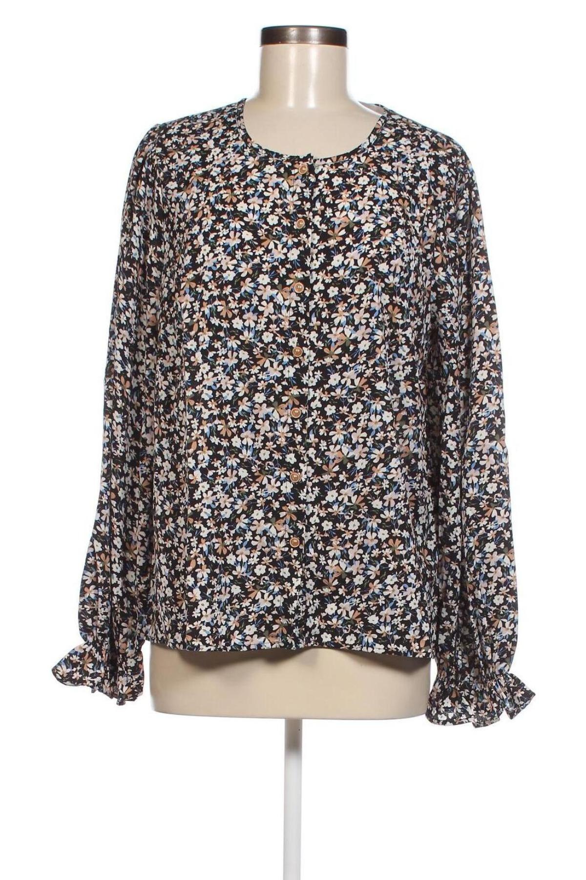 Γυναικείο πουκάμισο Numph, Μέγεθος M, Χρώμα Πολύχρωμο, Τιμή 15,77 €