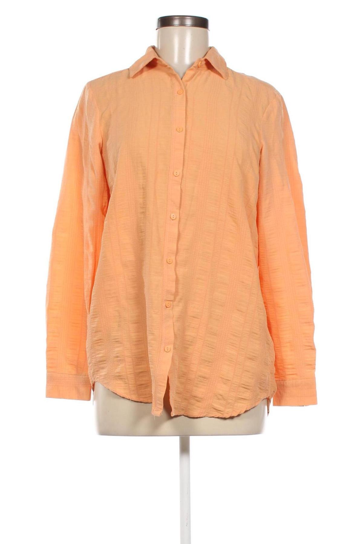 Дамска риза Sinsay, Размер M, Цвят Оранжев, Цена 25,09 лв.