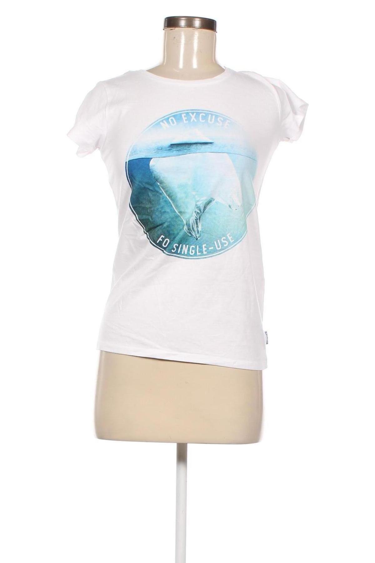 Γυναικείο t-shirt Sublevel, Μέγεθος M, Χρώμα Λευκό, Τιμή 5,73 €
