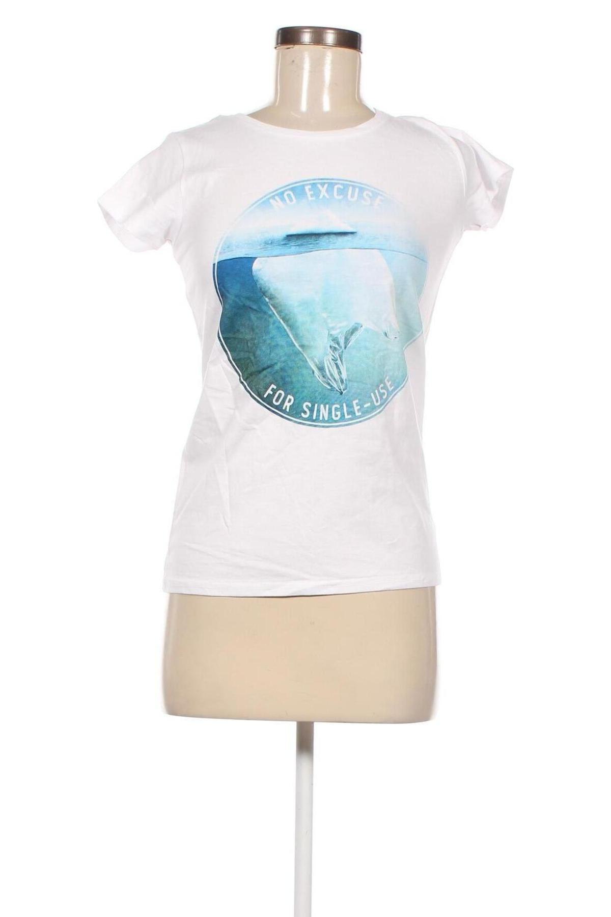 Γυναικείο t-shirt Sublevel, Μέγεθος L, Χρώμα Λευκό, Τιμή 5,73 €