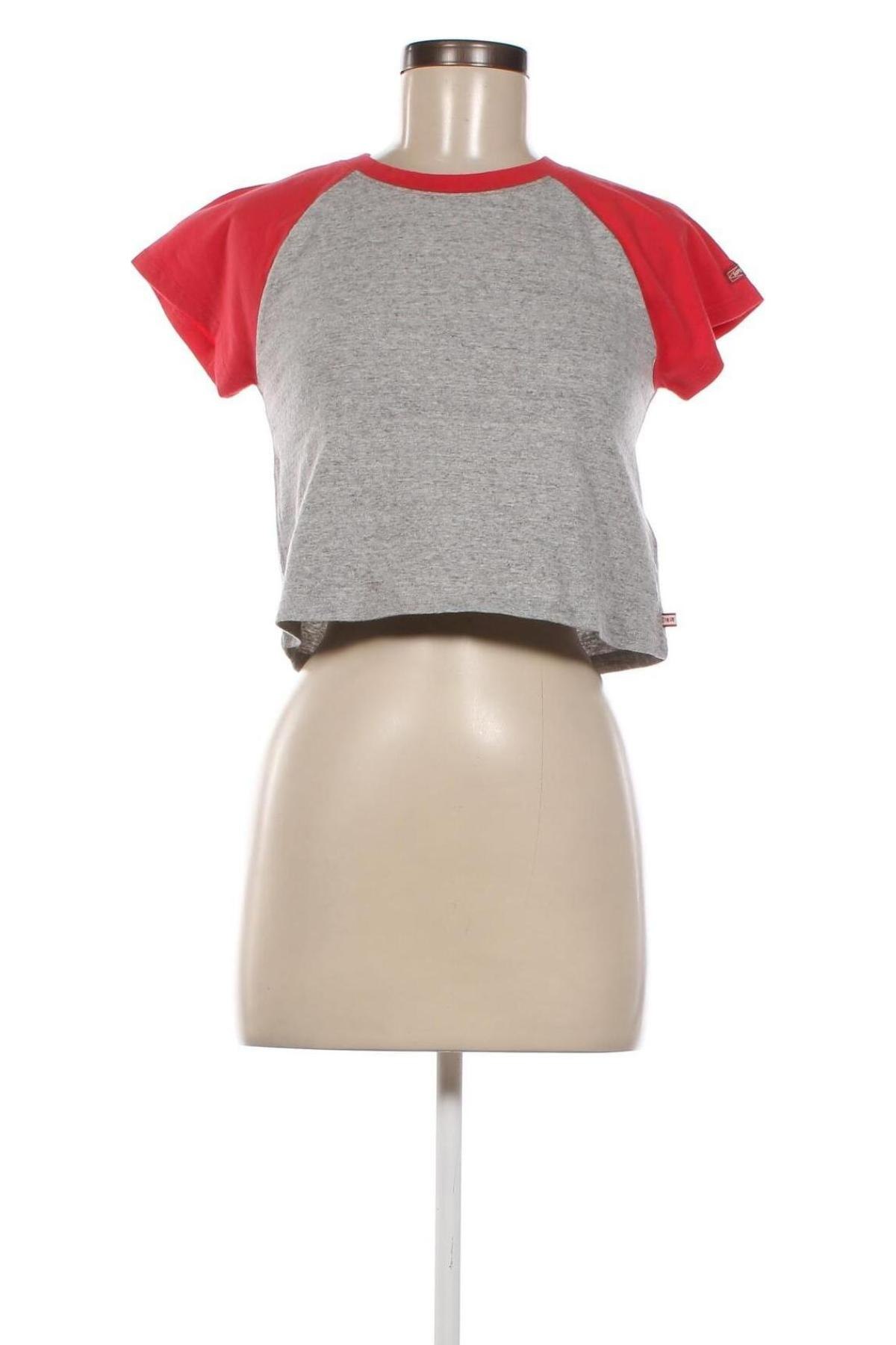 Damen T-Shirt Superdry, Größe XL, Farbe Grau, Preis 17,32 €