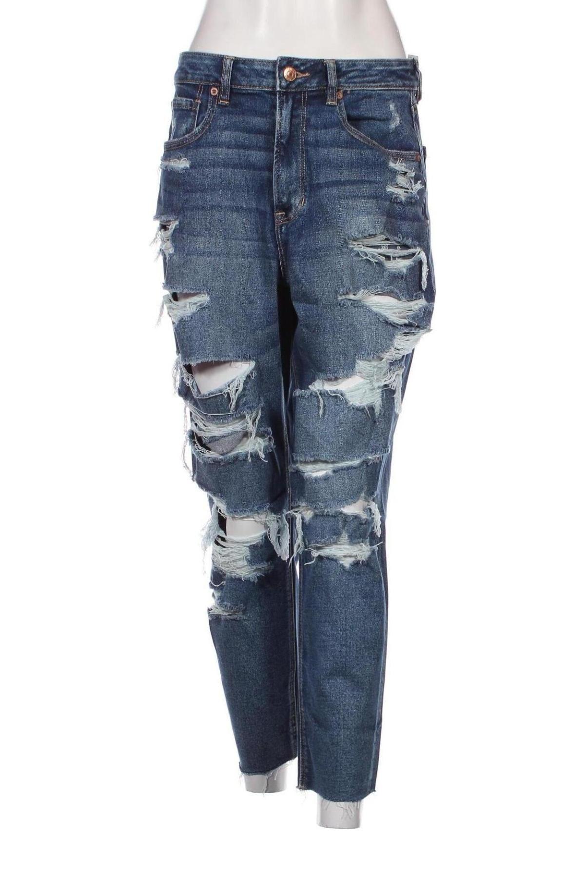 Dámske džínsy  American Eagle, Veľkosť M, Farba Modrá, Cena  12,56 €