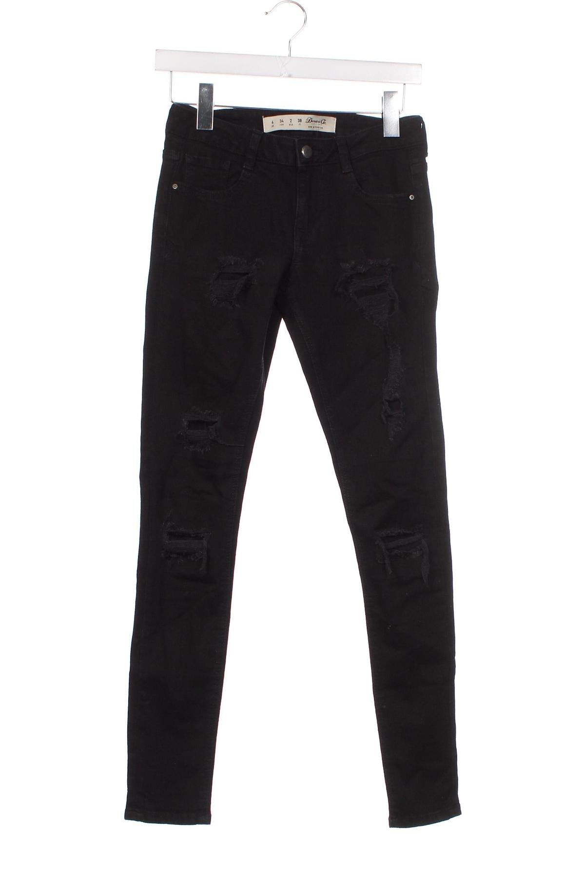 Damen Jeans Denim Co., Größe XS, Farbe Schwarz, Preis 4,64 €