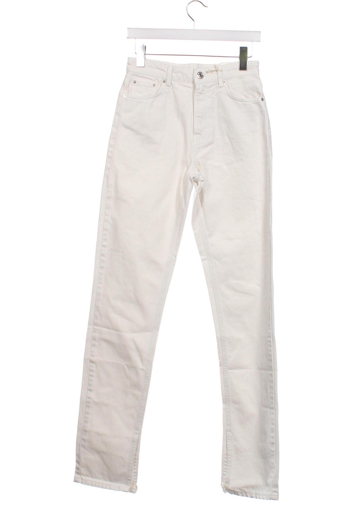 Damen Jeans Gina Tricot, Größe XS, Farbe Ecru, Preis € 8,41